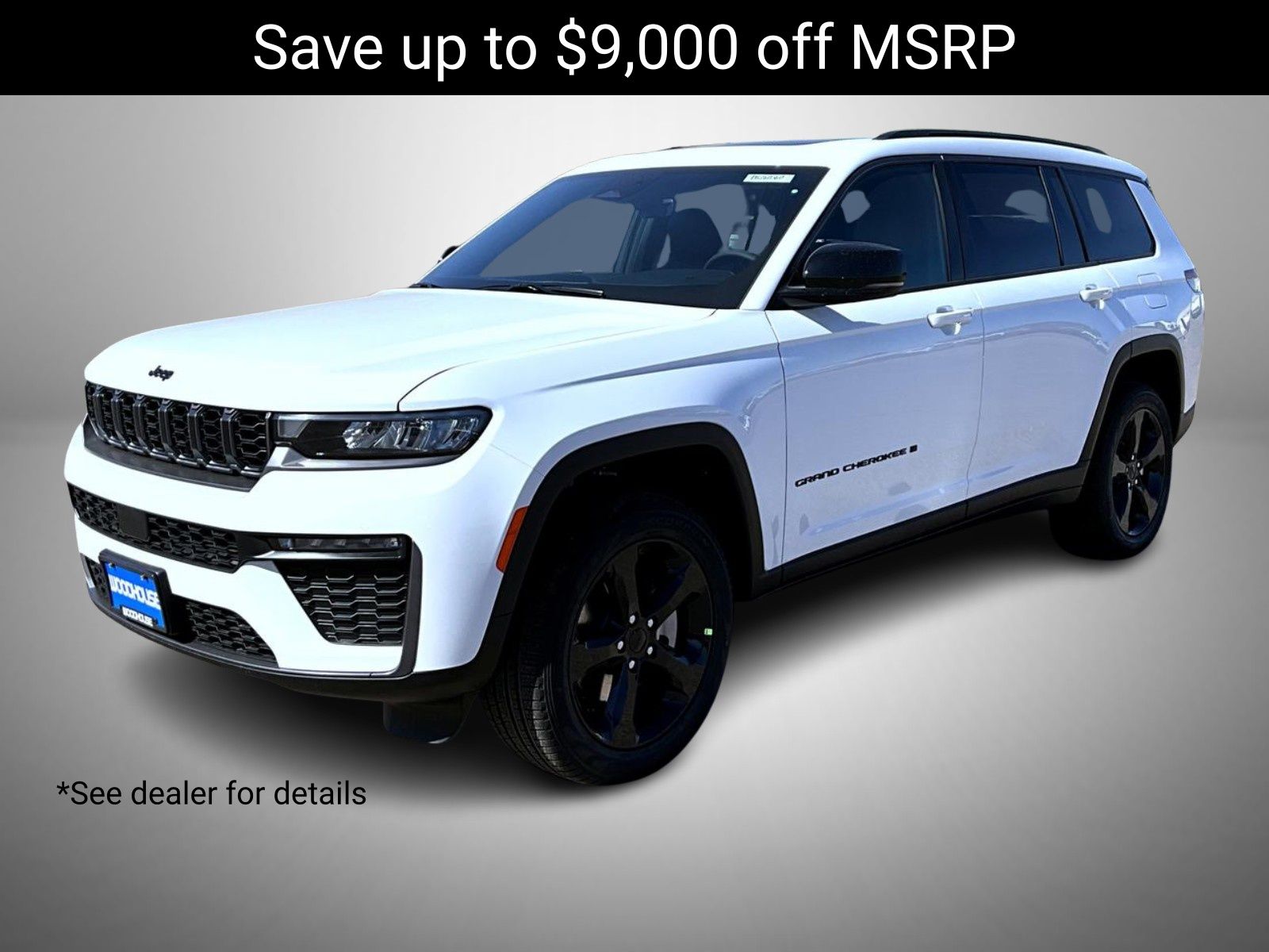 Bright White Clearcoat 2026 Jeep Grand Cherokee L SUV / Crossover Four-Wheel Drive 8-Speed Automatic