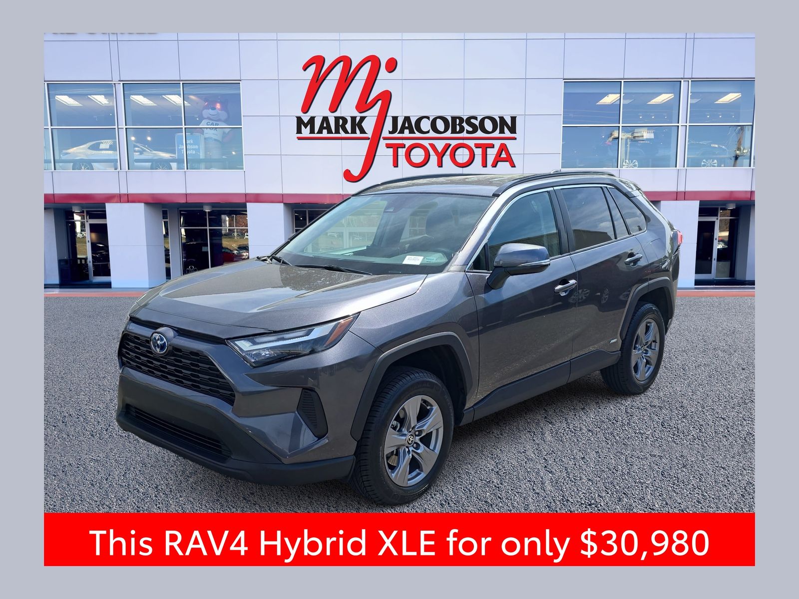 Magnetic Gray Metallic 2024 Toyota RAV4 Hybrid XLE AWD SUV / Crossover All-Wheel Drive Continuously Variable Transmission
