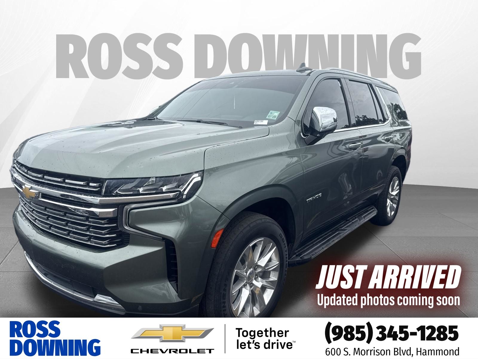 Silver Sage Metallic 2023 Chevrolet Tahoe SUV / Crossover 4X2