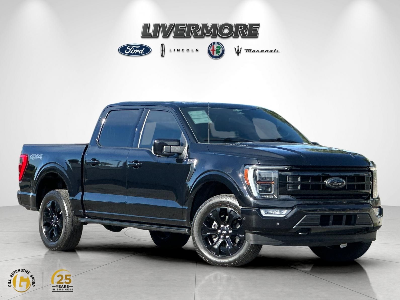 Black Metallic 2023 Ford F-150 Pickup Truck Four-Wheel Drive Automatic