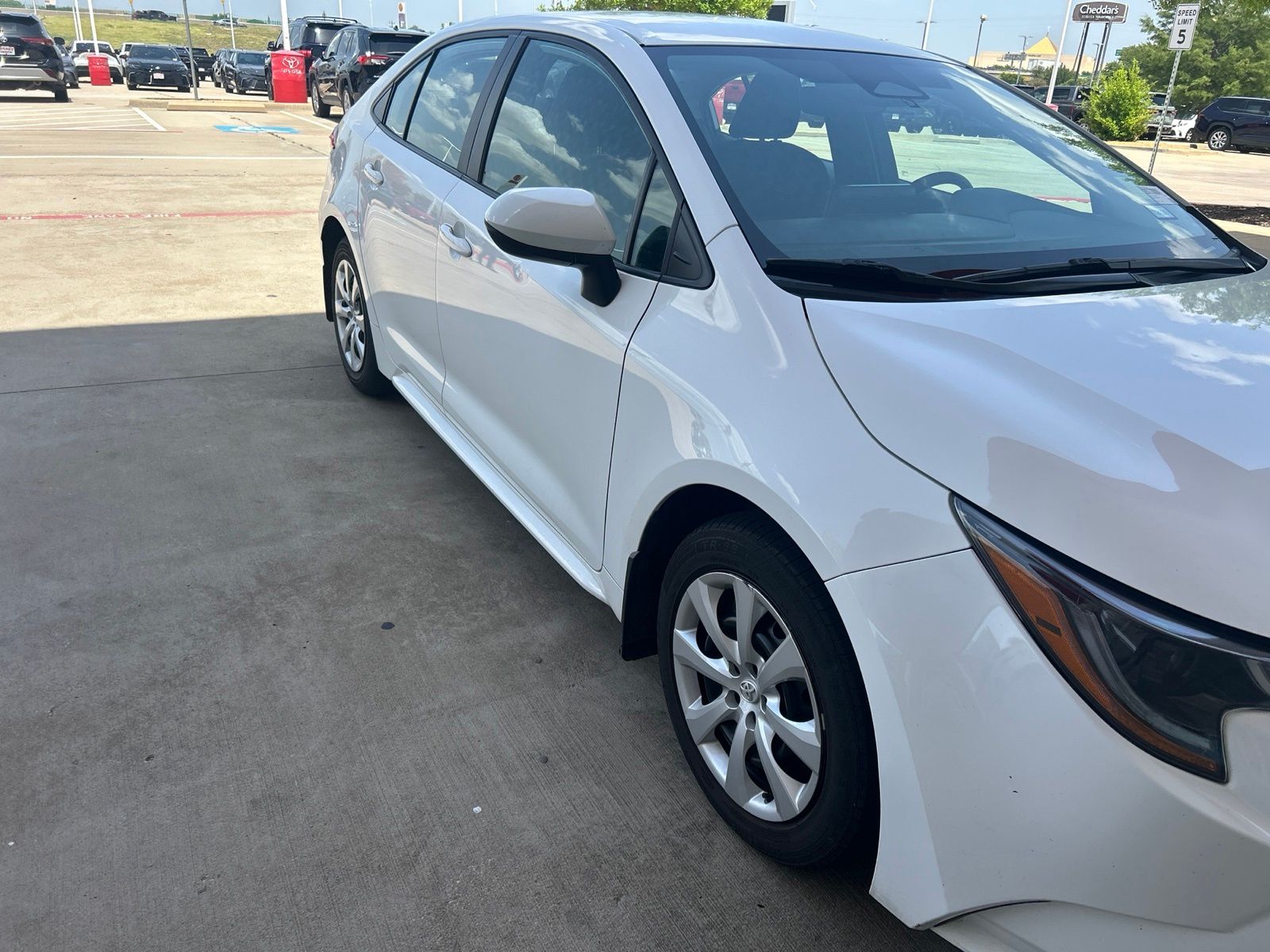 Used 2024 White Toyota LE image 4
