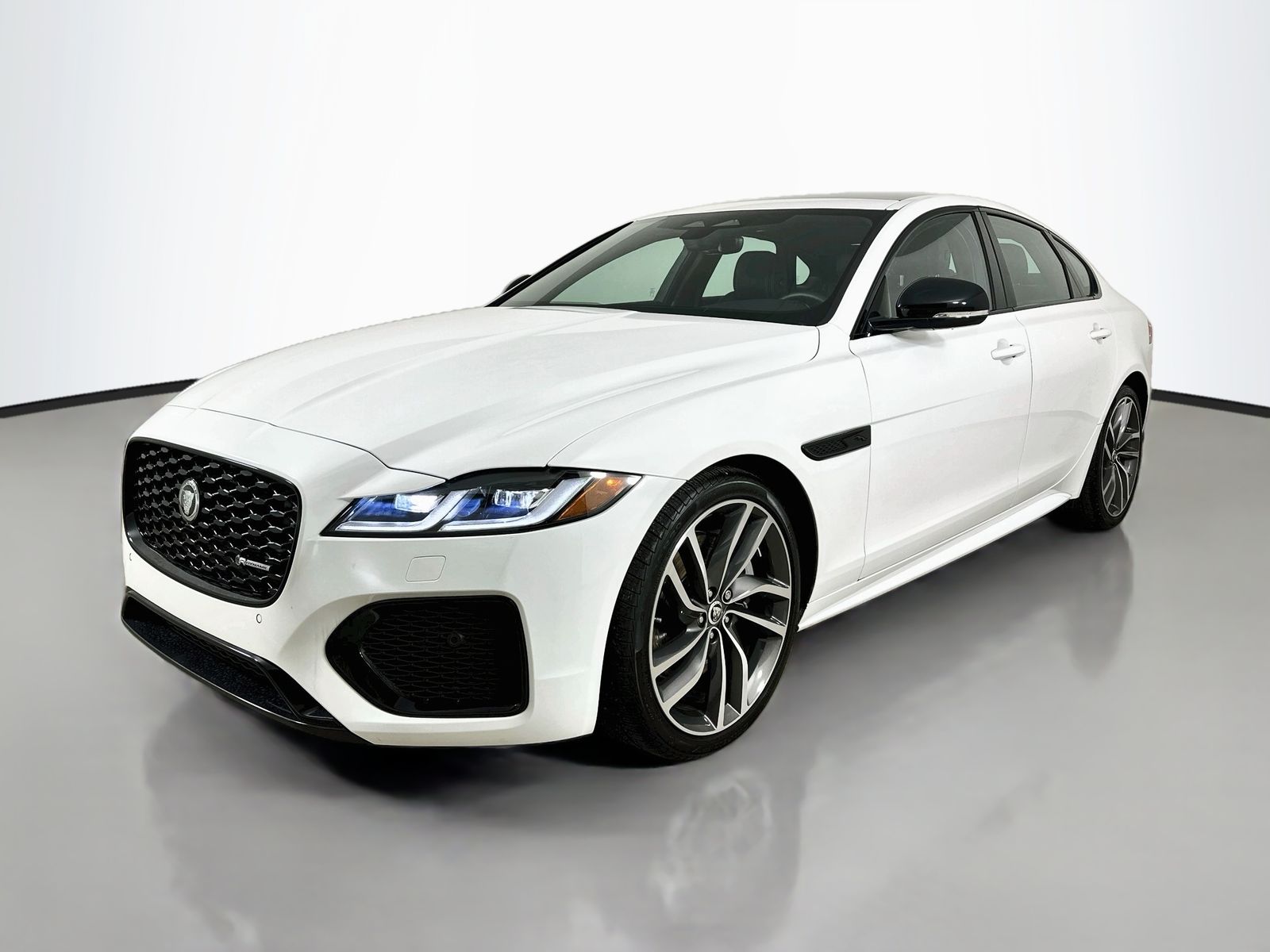 Fuji White 2024 Jaguar XF Sedan All-Wheel Drive 8-Speed Automatic