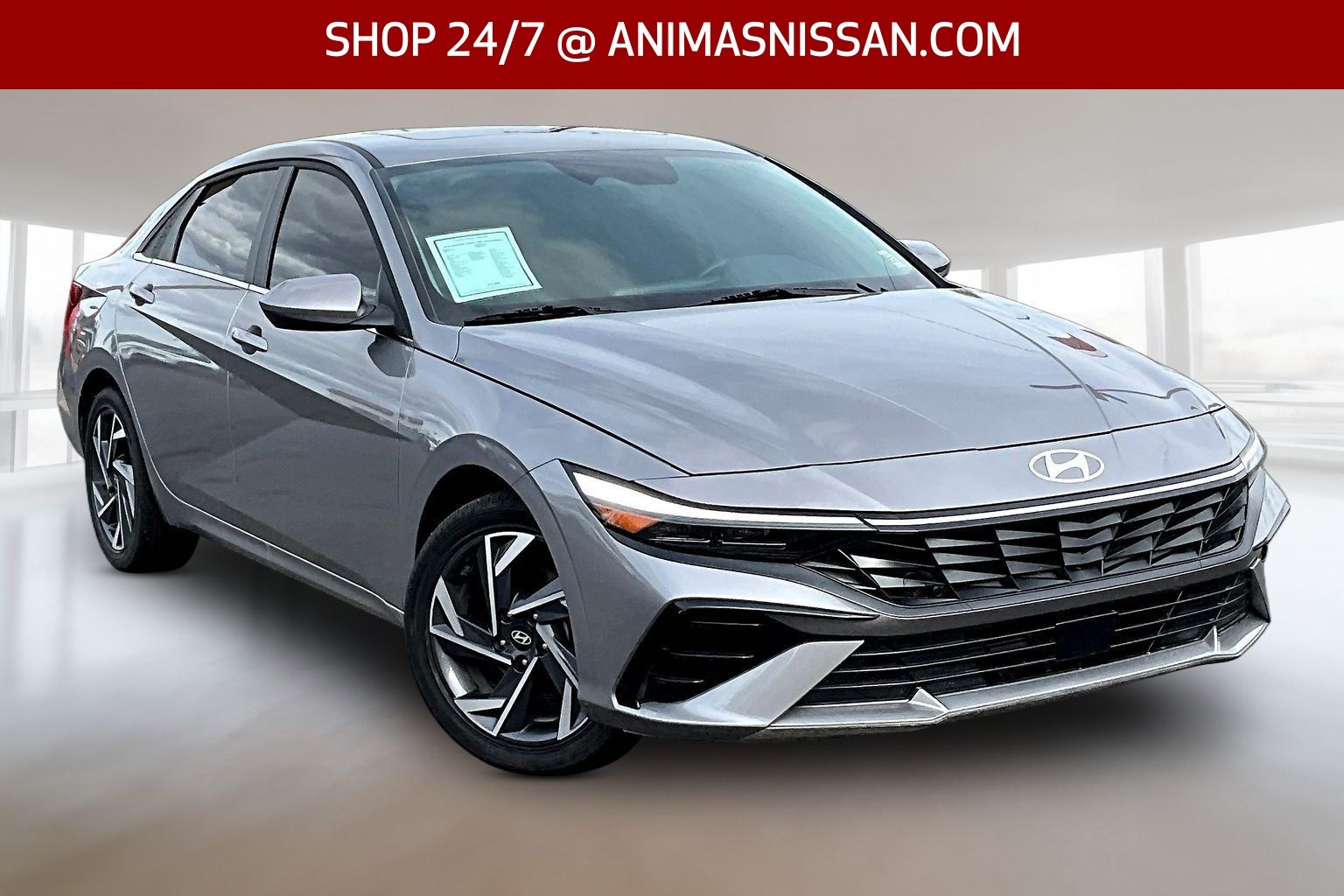 Fluid Metal 2025 Hyundai Elantra SEL Convenience FWD Sedan Front-Wheel Drive Continuously Variable Transmission