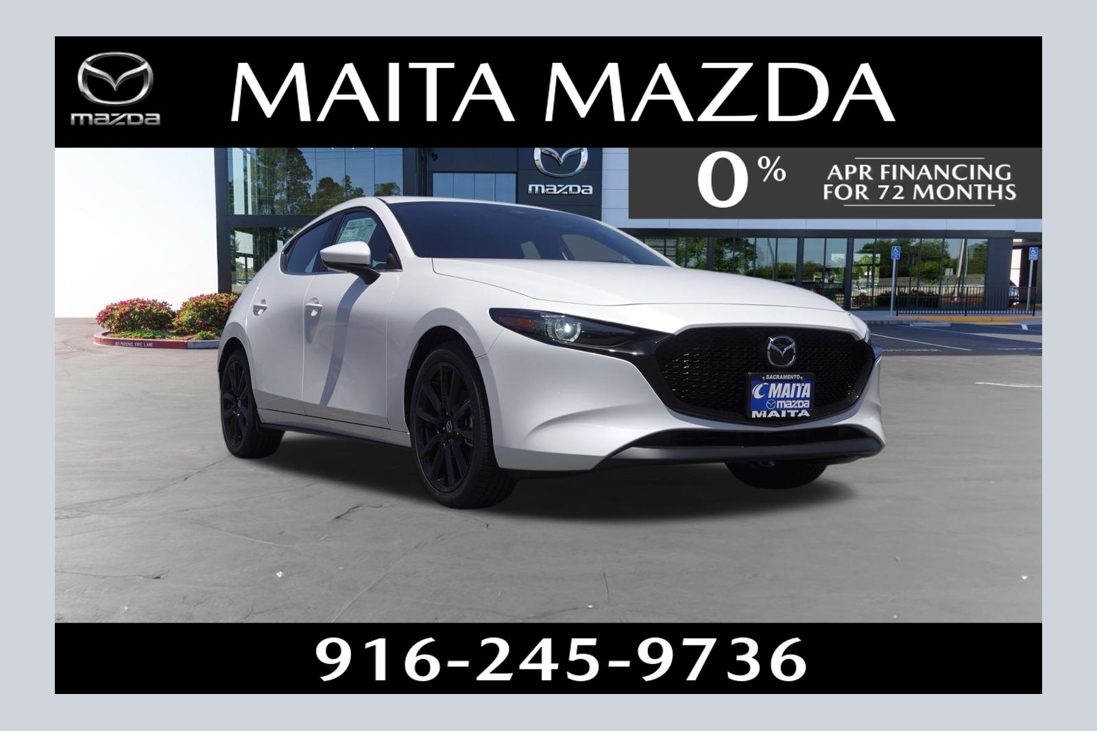 Snowflake White Pearl Mica 2026 Mazda MAZDA3 2.5 S Premium Hatchback FWD Hatchback Front-Wheel Drive 6-Speed Manual