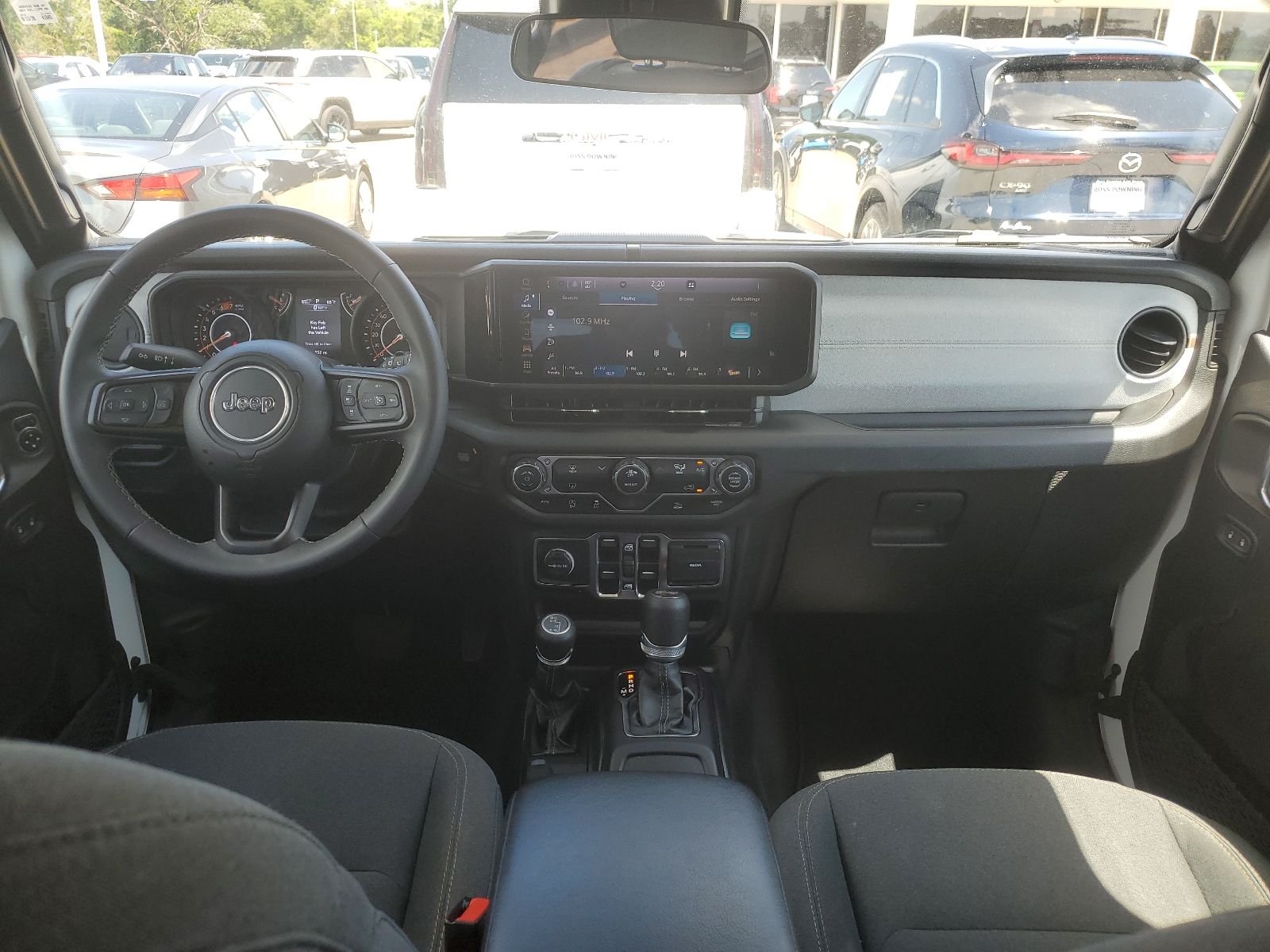 2025 Jeep Wrangler Sport S White at Ross Downing Chevrolet
