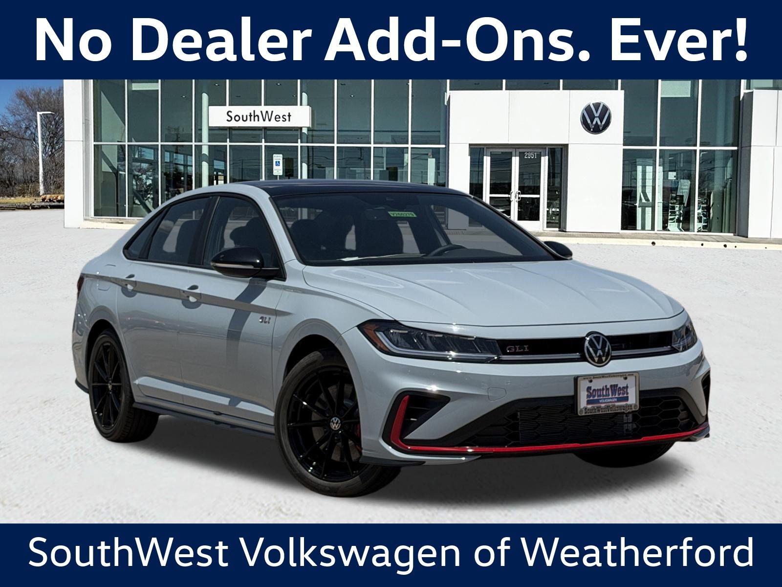 Monument Gray w/Dp Blk Rf 2026 Volkswagen Jetta GLI Sedan Front-Wheel Drive 6-Speed Manual