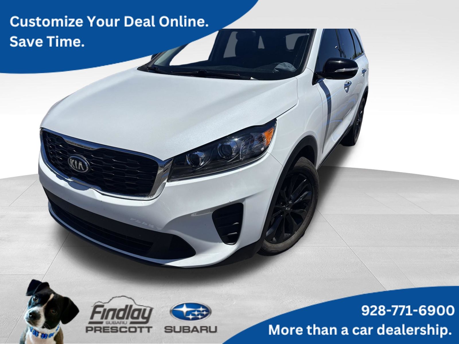 Snow White Pearl 2019 Kia Sorento SUV / Crossover All-Wheel Drive 8-Speed Automatic