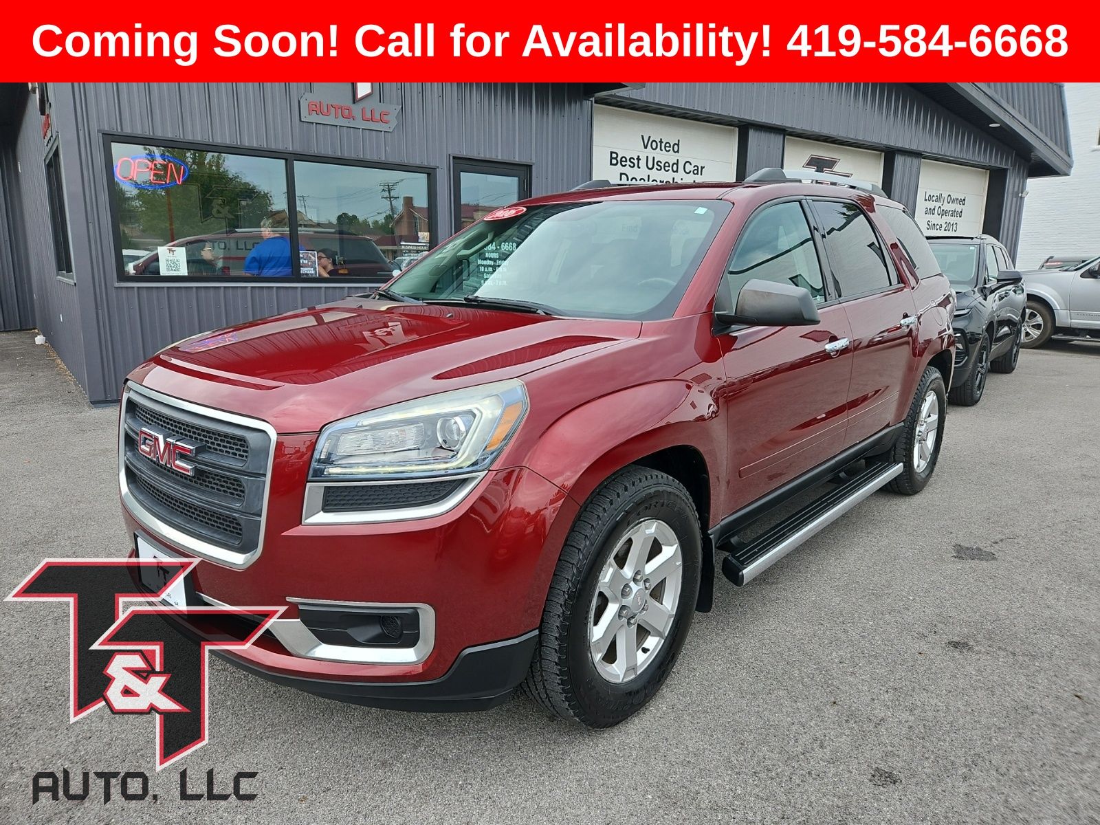 Crimson Red Tintcoat 2016 GMC Acadia SUV / Crossover All-Wheel Drive 6-Speed Automatic