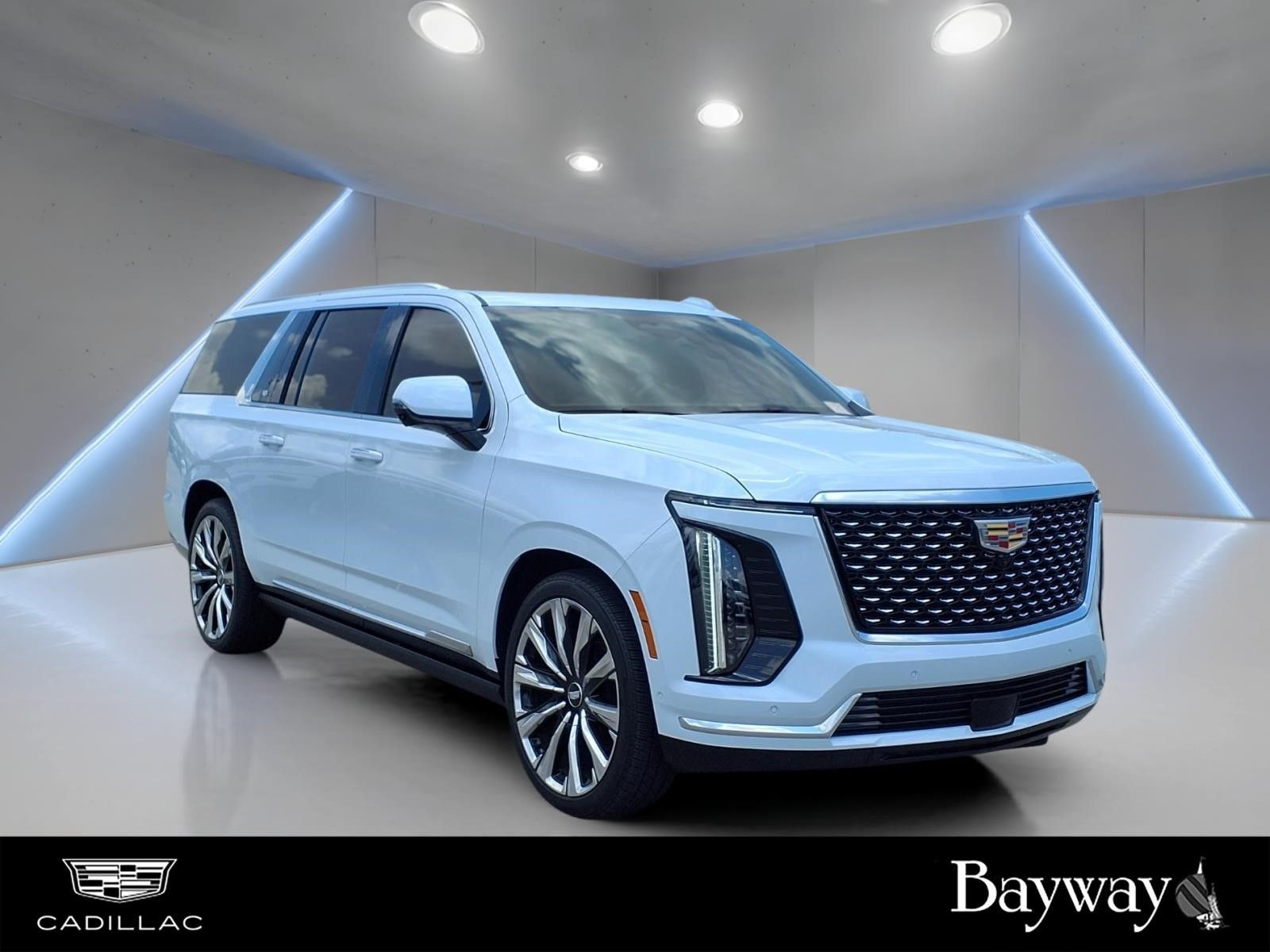 2026 Cadillac Escalade ESV Luxury White at Bayway Cadillac of The Woodlands