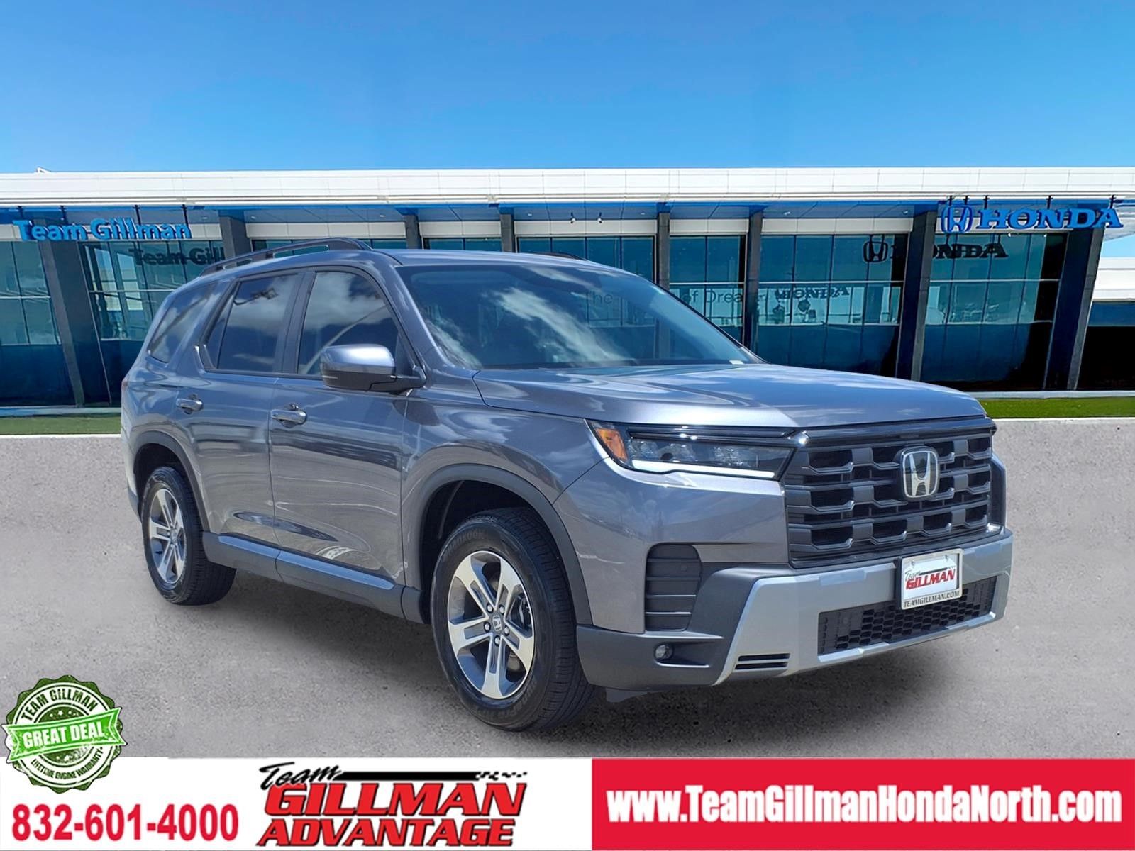 Gray (Modern Steel Metallic) 2026 Honda Pilot SUV / Crossover Front-Wheel Drive Automatic