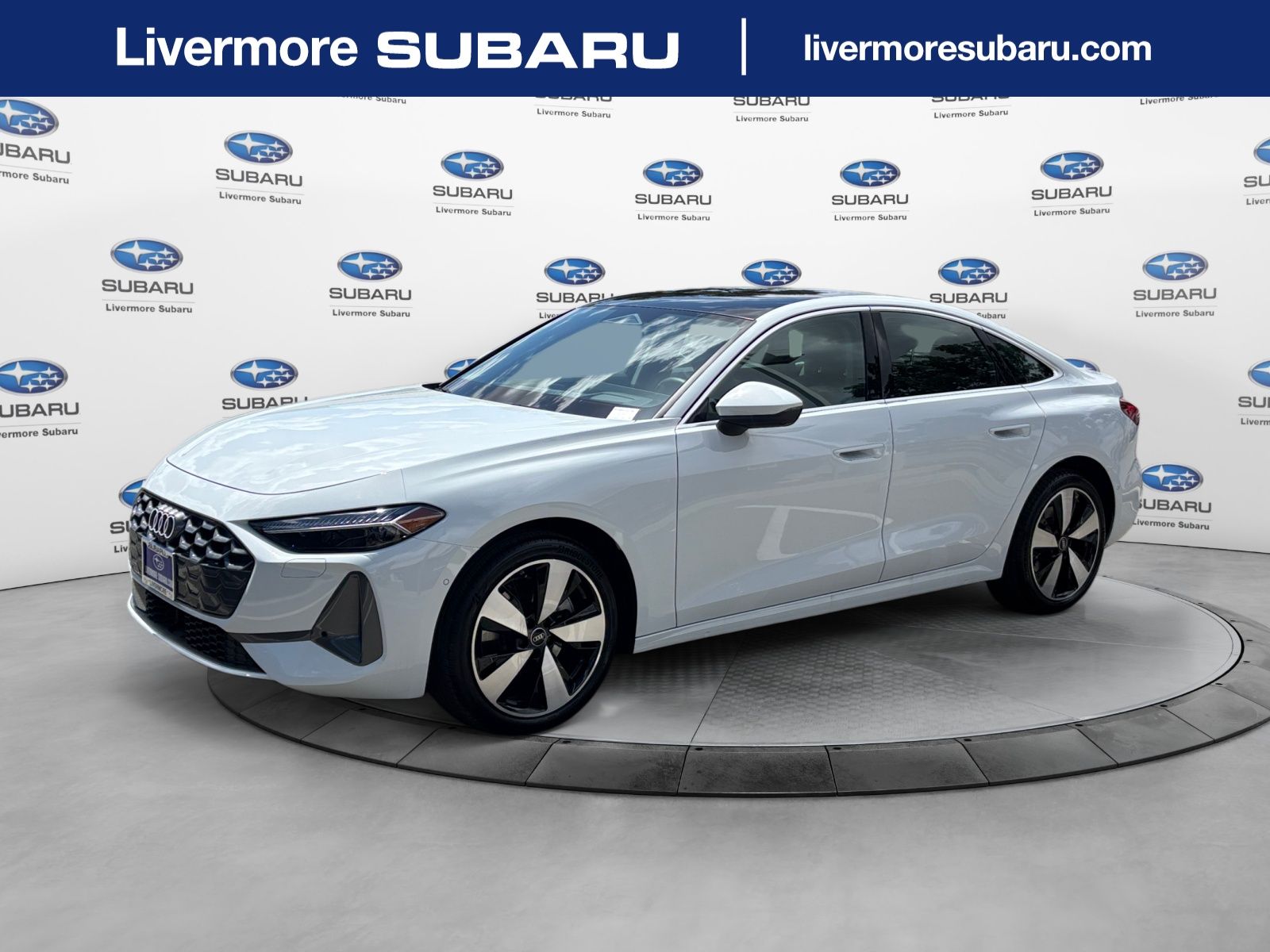 Glacier White 2025 Audi A5 Sedan All-Wheel Drive 7-Speed Automatic