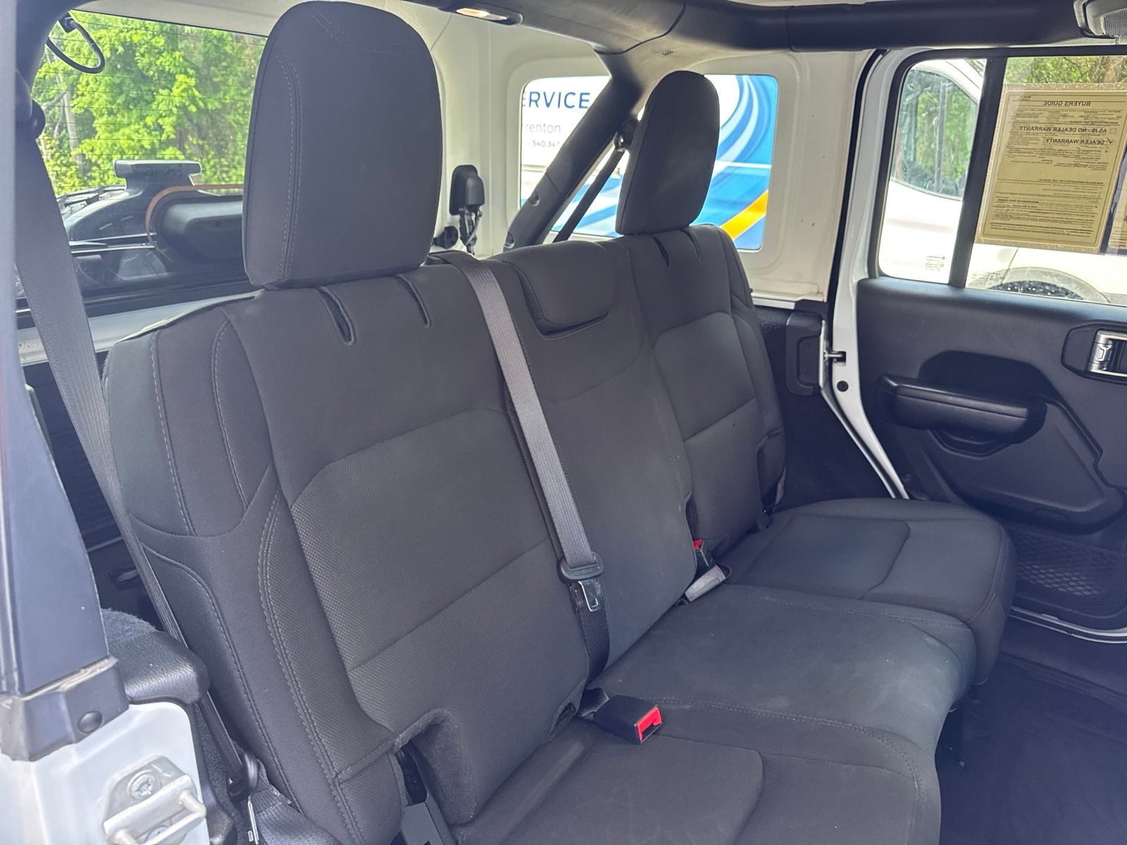 Used 2021 Bright White Clearcoat Jeep Unlimited Willys image 27