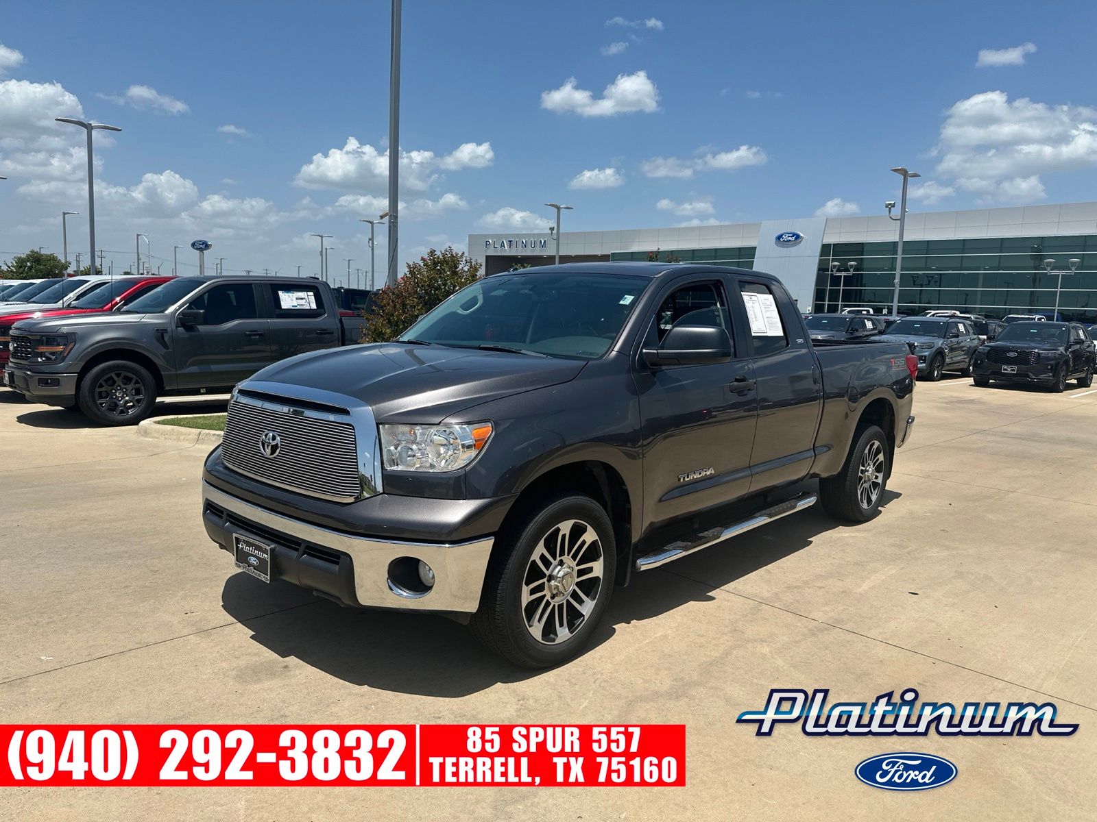 Magnetic Gray Metallic 2012 Toyota Tundra Pickup Truck 4X2 6-Speed Automatic Overdrive