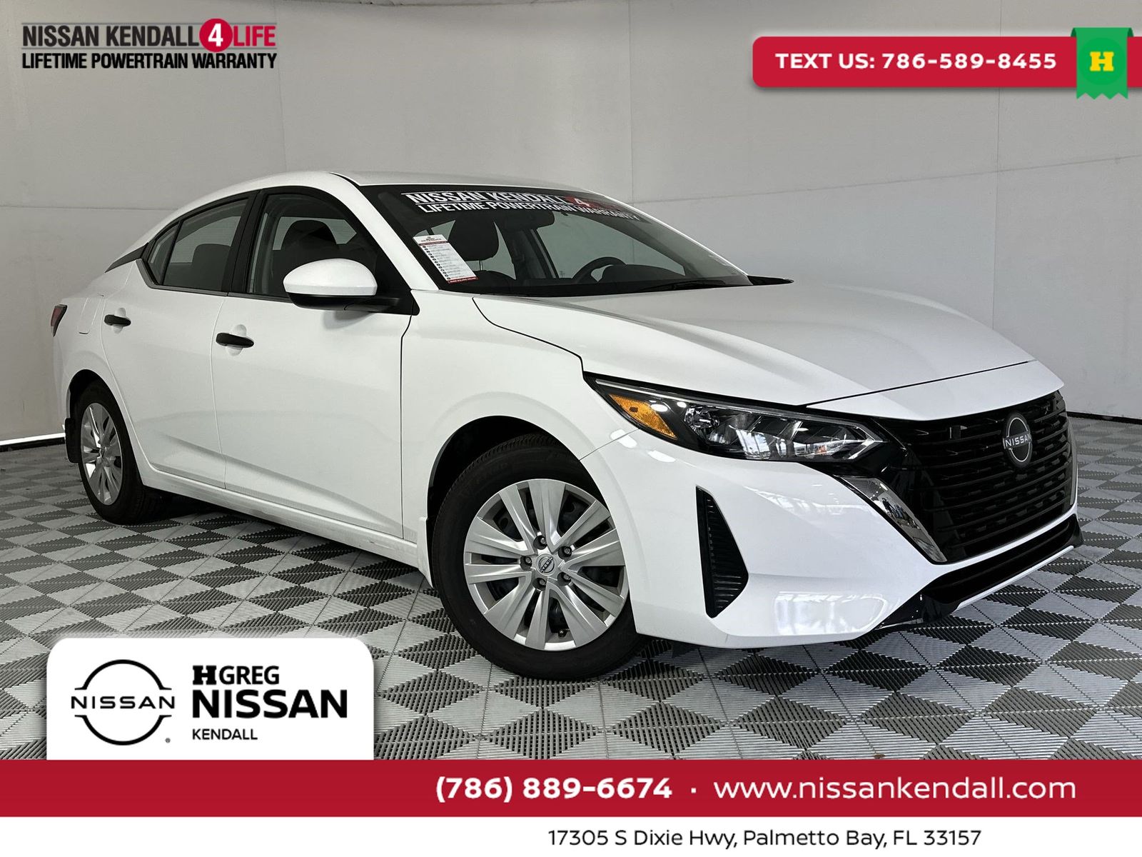 White (Fresh Powder) 2025 Nissan Sentra Sedan Front-Wheel Drive Continuously Variable Transmission
