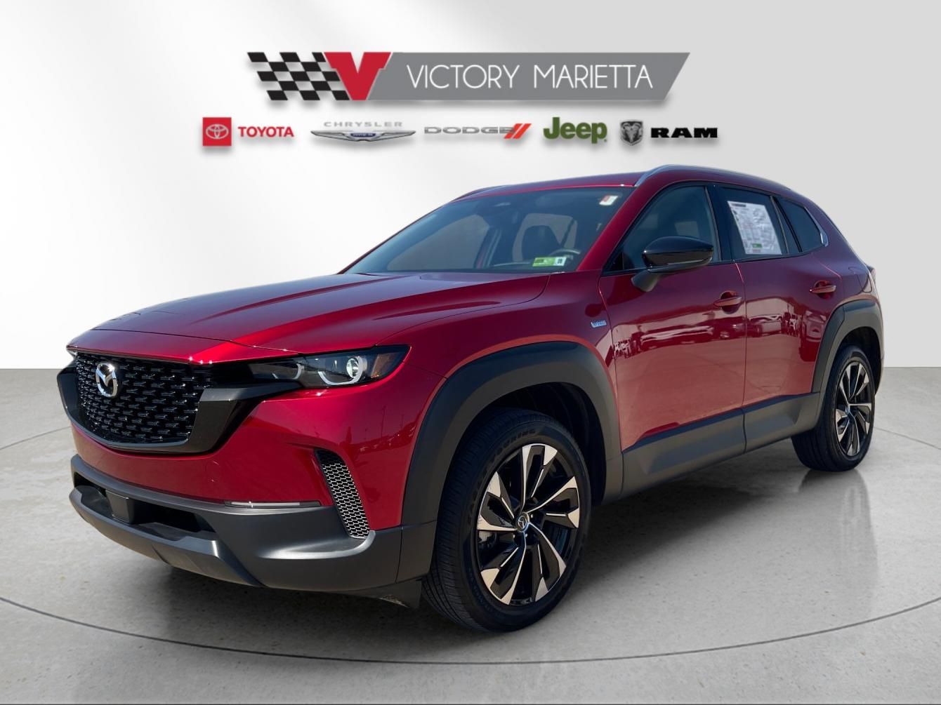 Soul Red Crystal Metallic 2025 Mazda CX-50 Hybrid Premium Plus AWD SUV / Crossover All-Wheel Drive Continuously Variable Transmission