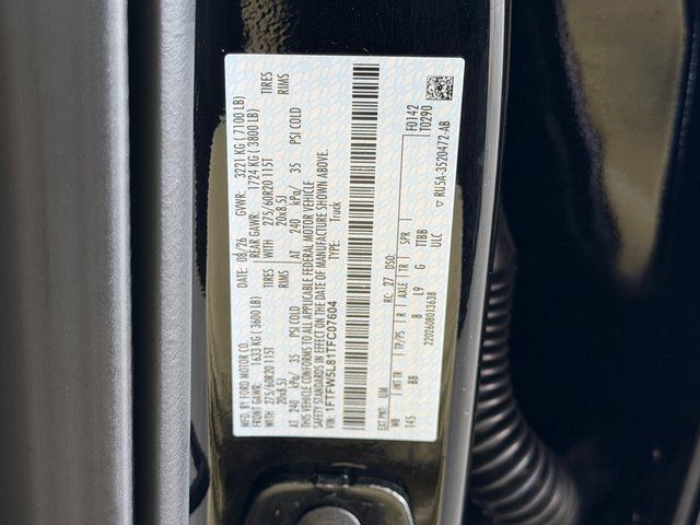 New 2026 Agate Black Metallic Ford Lariat image 39