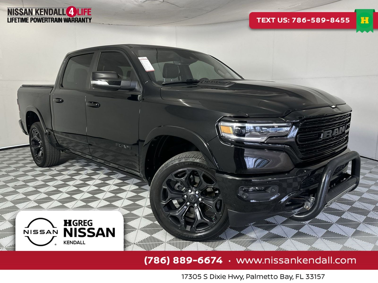 Diamond Black Crystal Pearlcoat 2021 RAM 1500 Pickup Truck Four-Wheel Drive 8-Speed Automatic