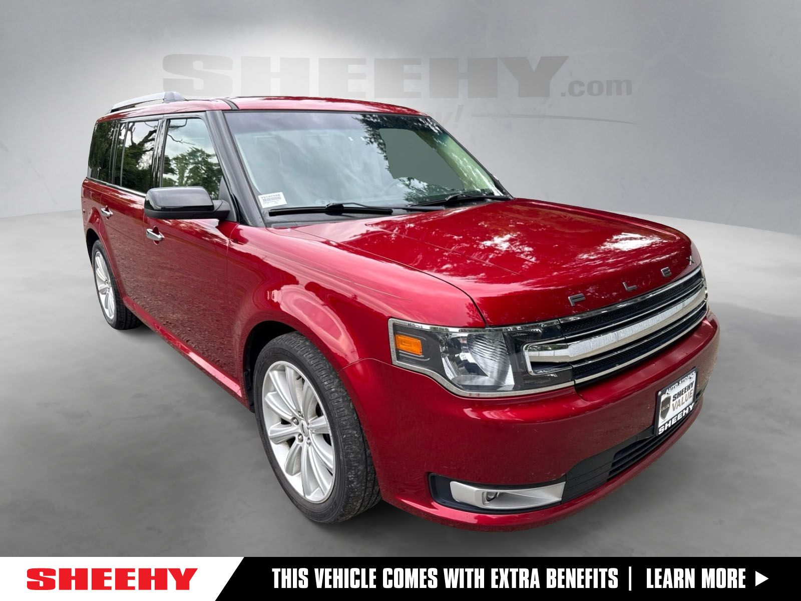 Ruby Red Metallic 2018 Ford Flex SUV / Crossover All-Wheel Drive 6-Speed Automatic