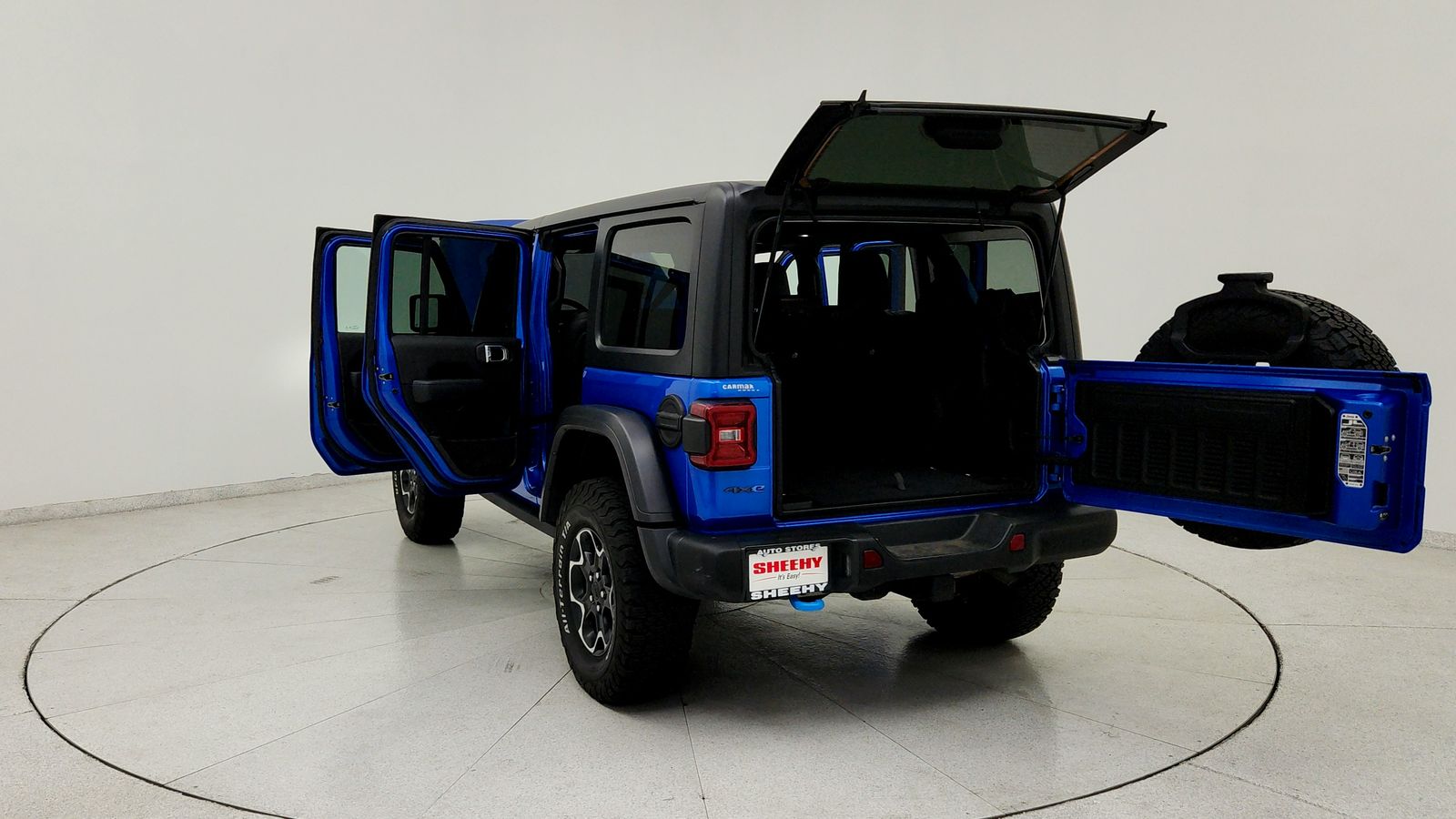 Used 2022 Blue Jeep Unlimited Rubicon 4xe image 13