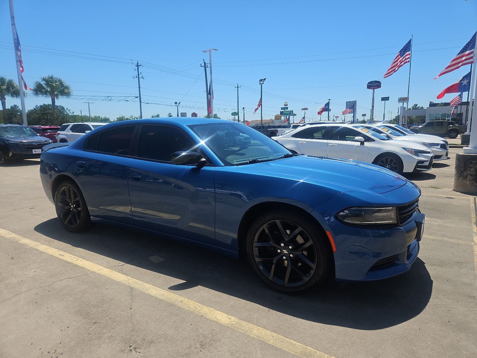 2021 Dodge Charger SXT Blue at Community Honda