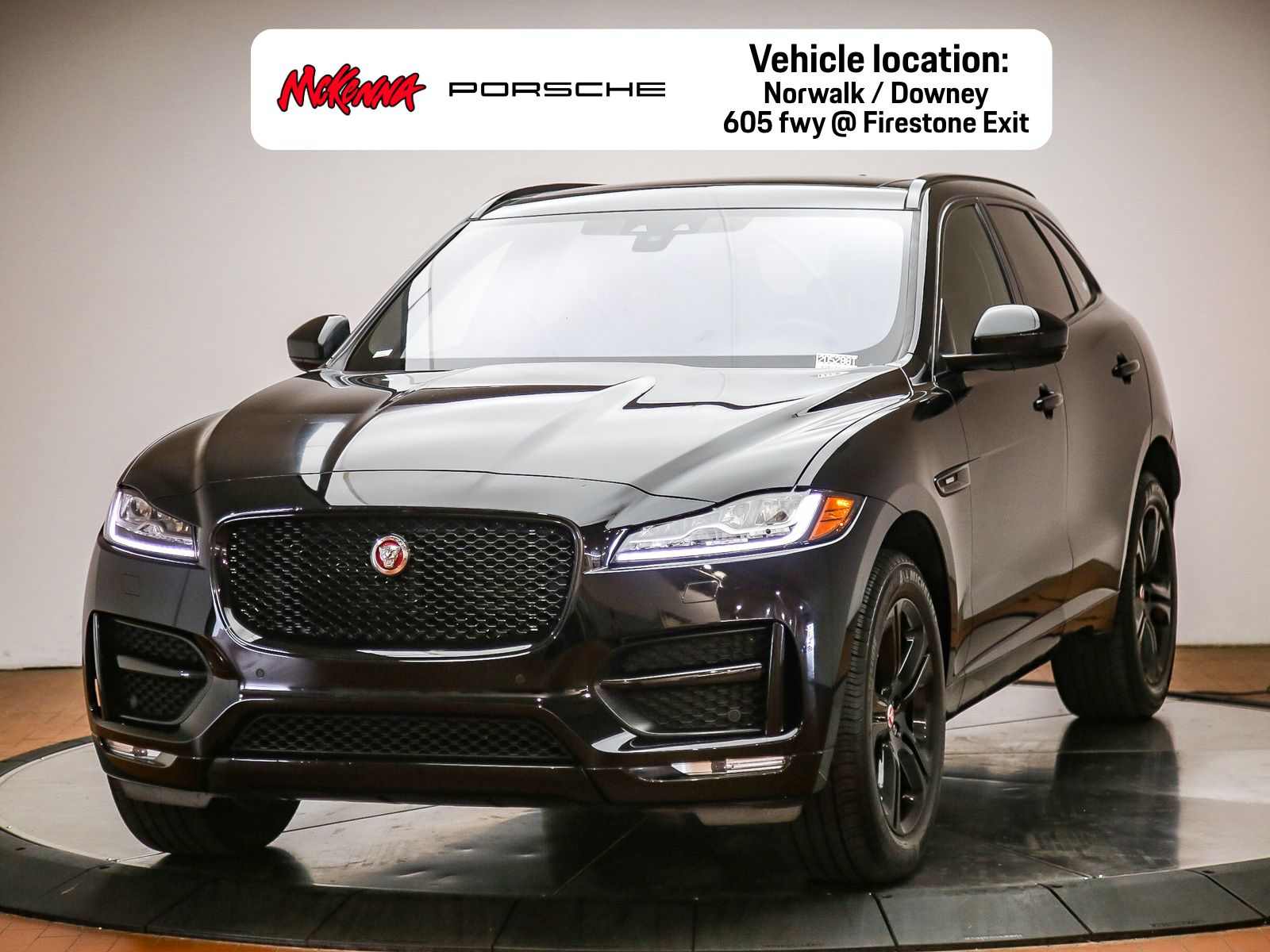 Black 2018 Jaguar F-PACE SUV / Crossover All-Wheel Drive 8-Speed Automatic