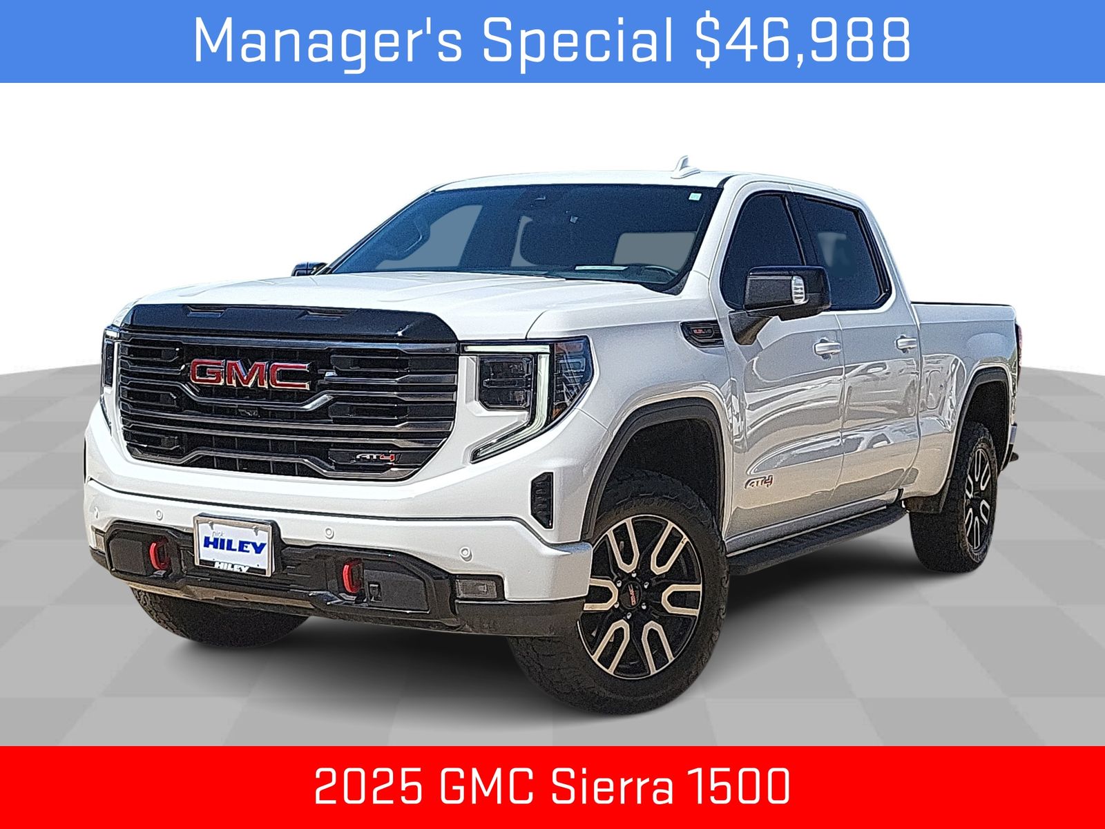 Summit White 2025 GMC Sierra 1500 Pickup Truck Four-Wheel Drive Automatic