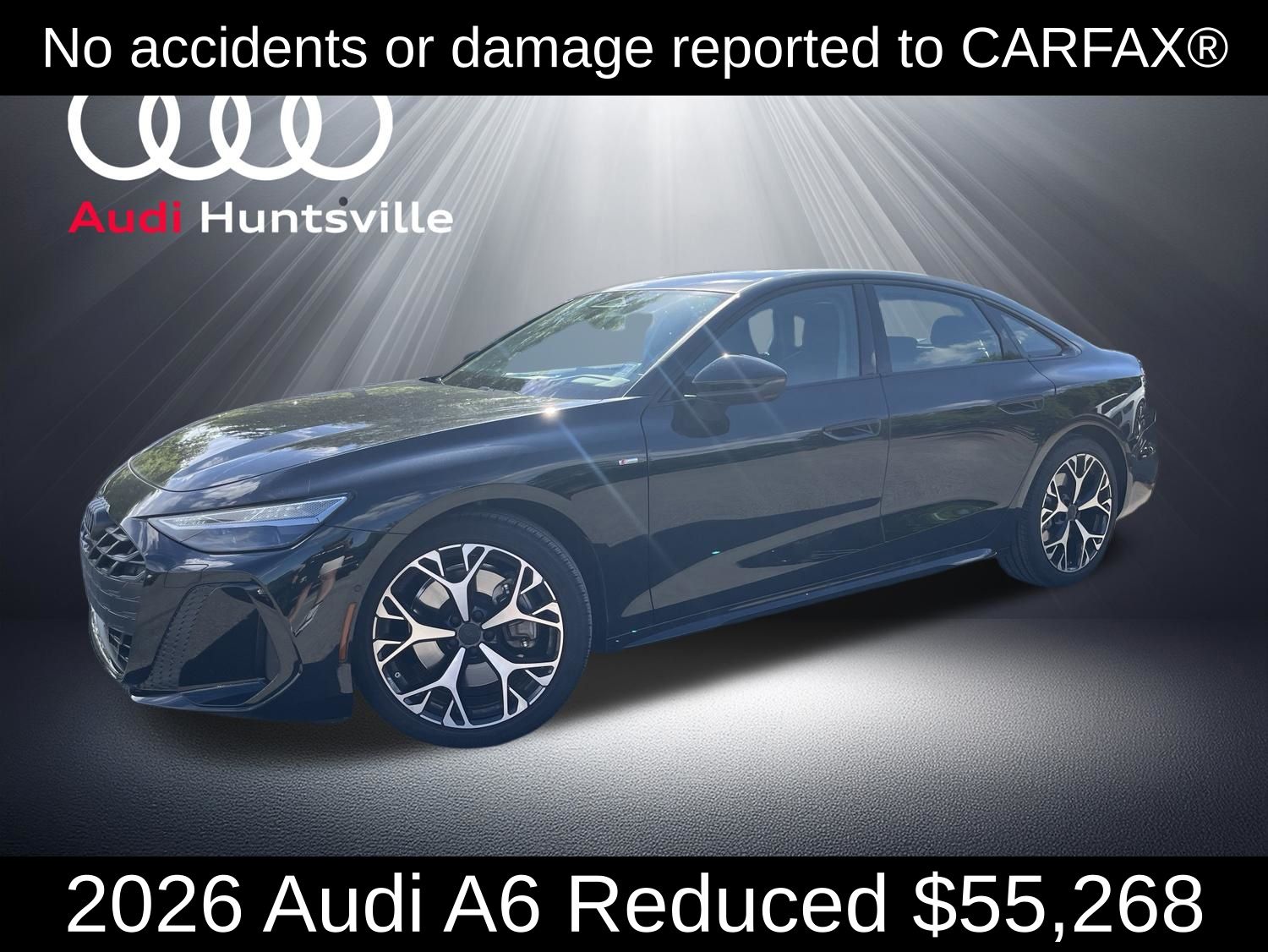 Midnight Green Metallic 2026 Audi A6 Sedan All-Wheel Drive 7-Speed Automatic