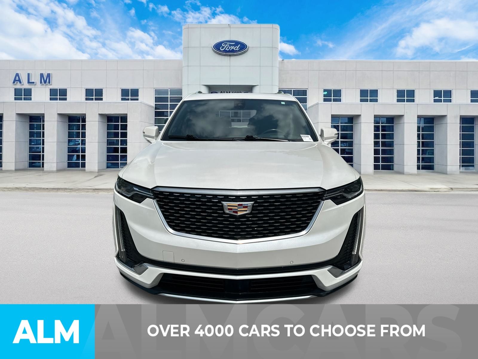 Used 2021 White Cadillac Premium Luxury image 2