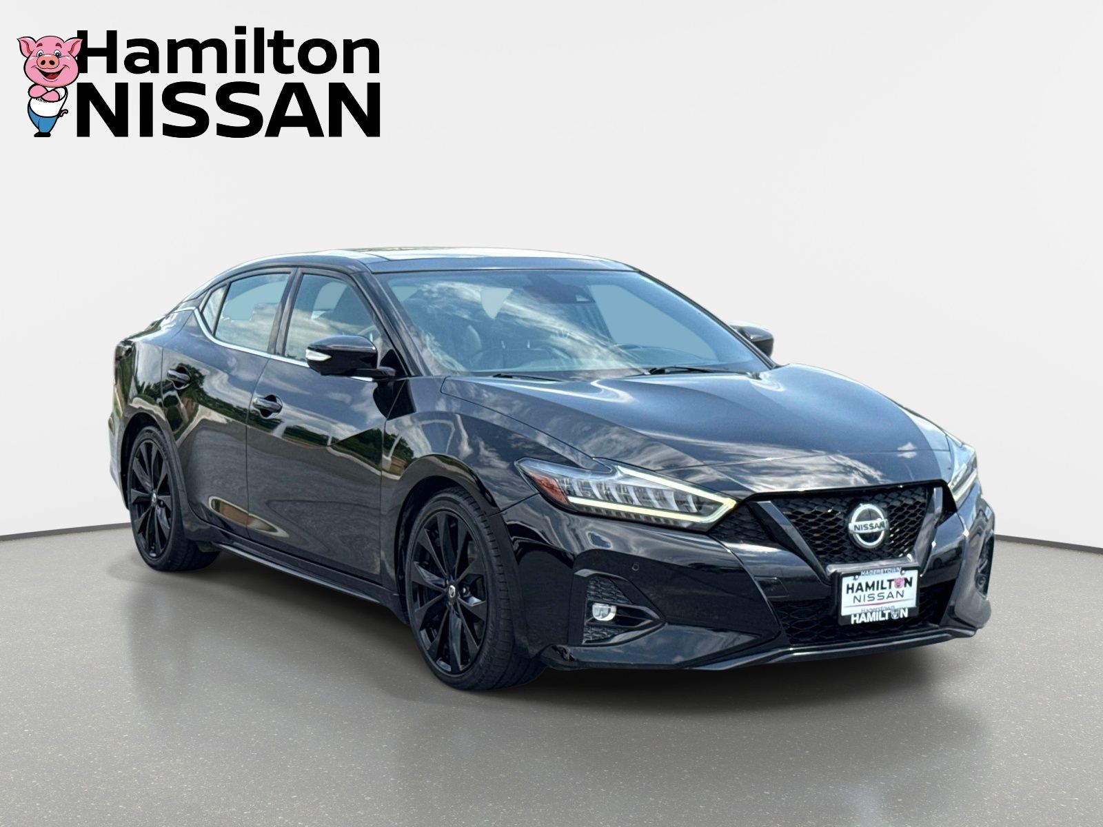 Super Black 2022 Nissan Maxima SR FWD Sedan Front-Wheel Drive Continuously Variable Transmission