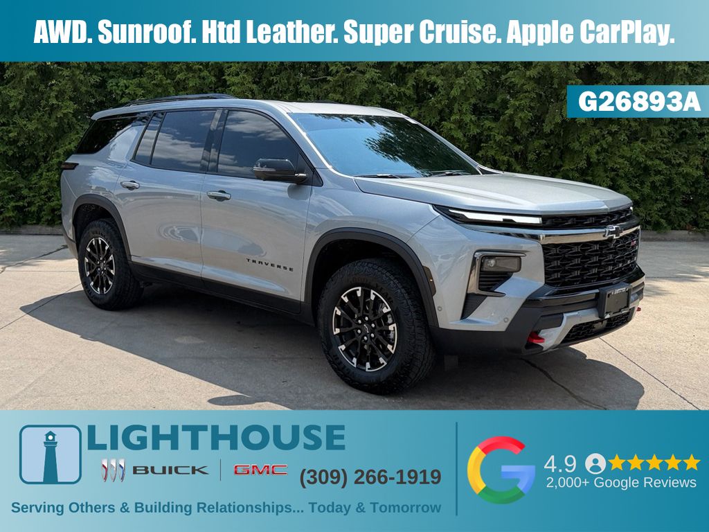 Sterling Gray Metallic 2026 Chevrolet Traverse SUV / Crossover Four-Wheel Drive 8-Speed Automatic