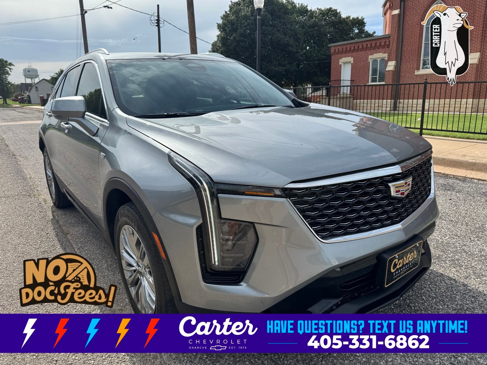 Argent Silver Metallic 2024 Cadillac XT4 SUV / Crossover Front-Wheel Drive 9-Speed Automatic