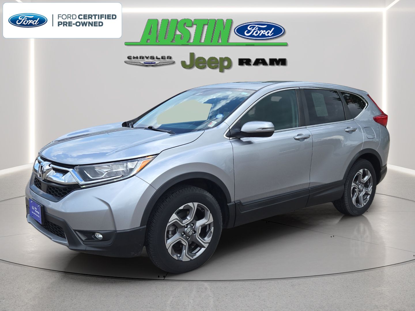 Lunar Silver Metallic 2017 Honda CR-V SUV / Crossover All-Wheel Drive Continuously Variable Transmission