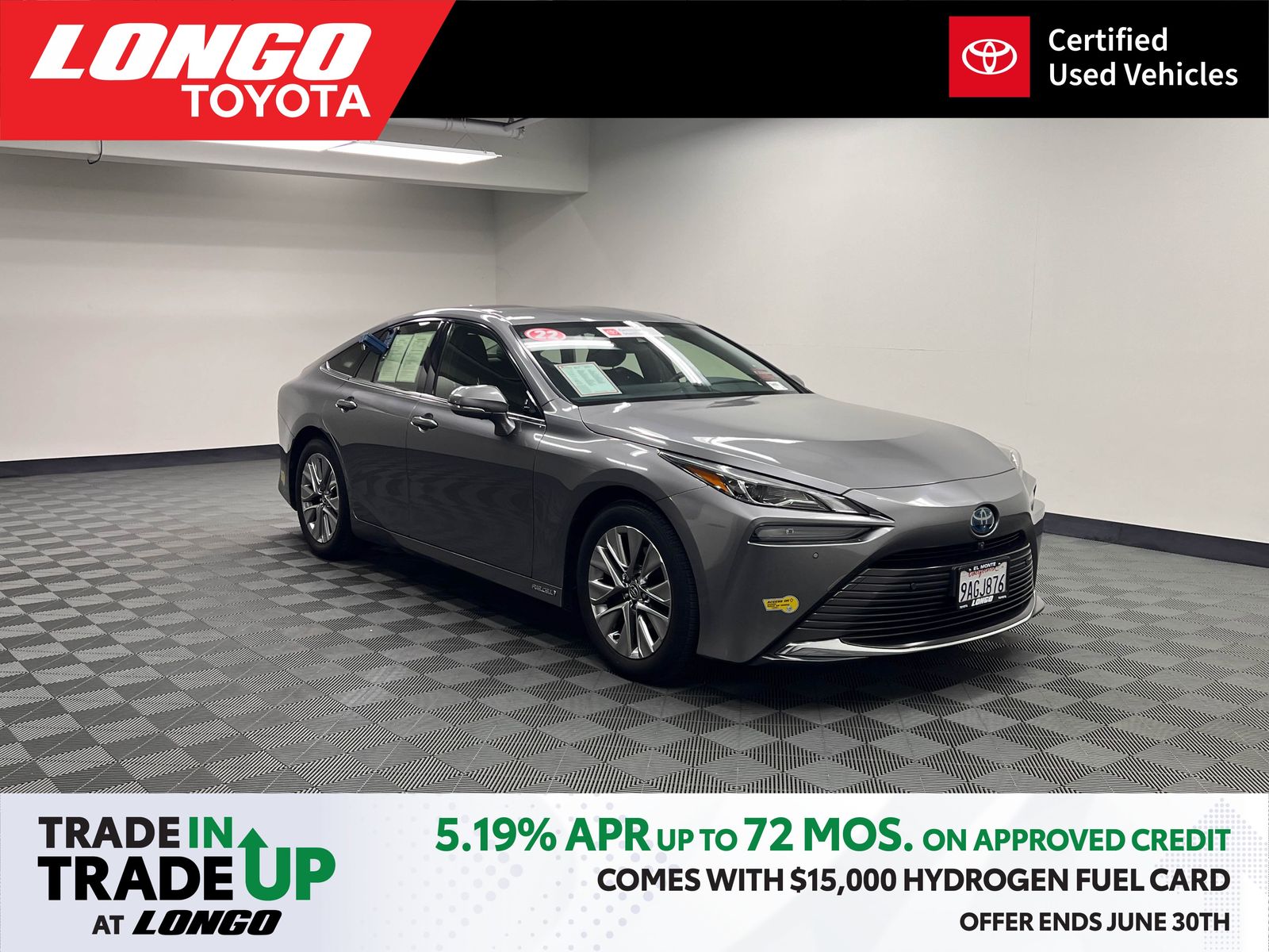 used 2022 Toyota Mirai car, priced at $11,088