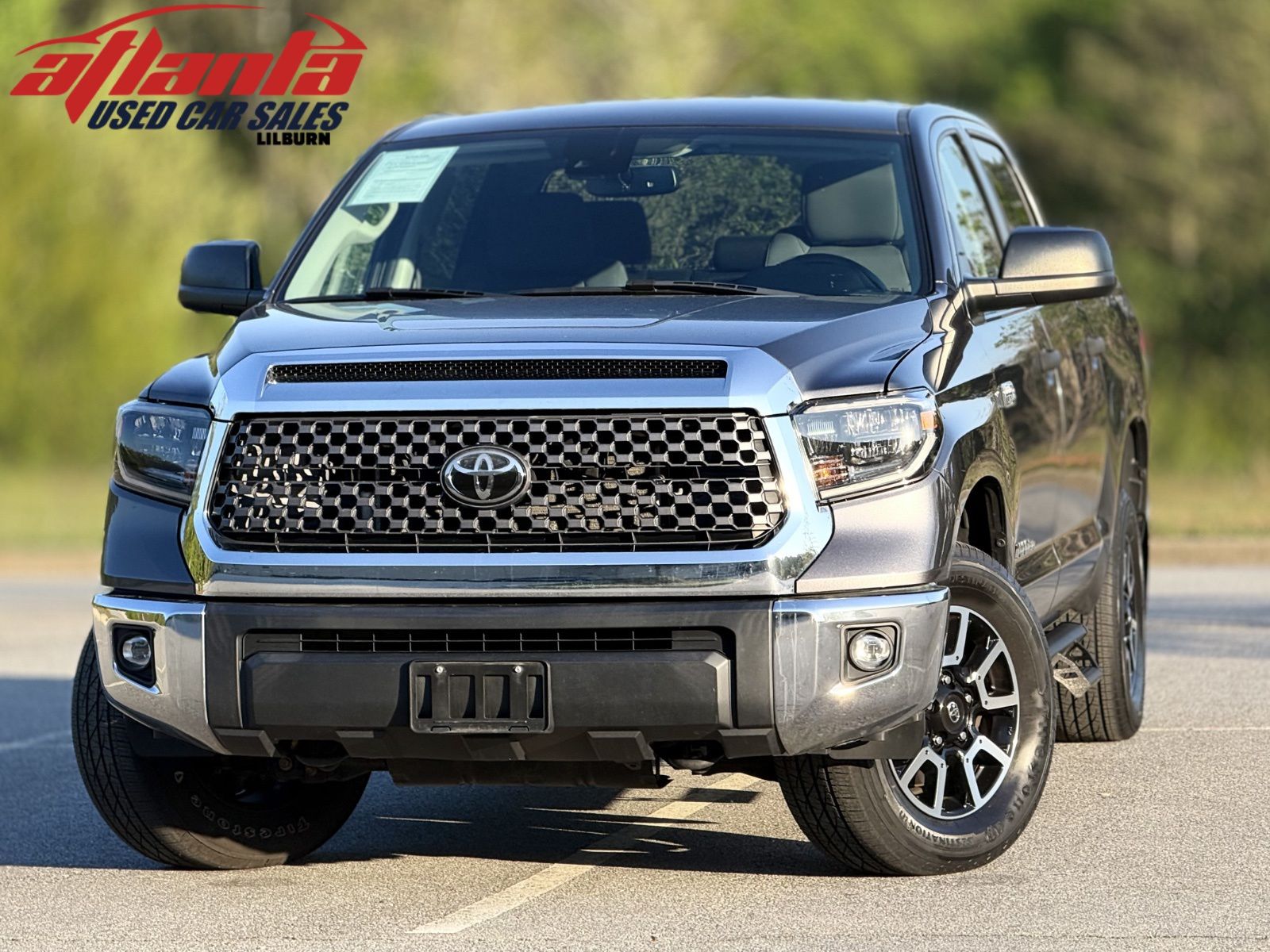 Magnetic Gray Metallic 2020 Toyota Tundra SR5 CrewMax 4WD Pickup Truck Four-Wheel Drive 6-Speed Automatic
