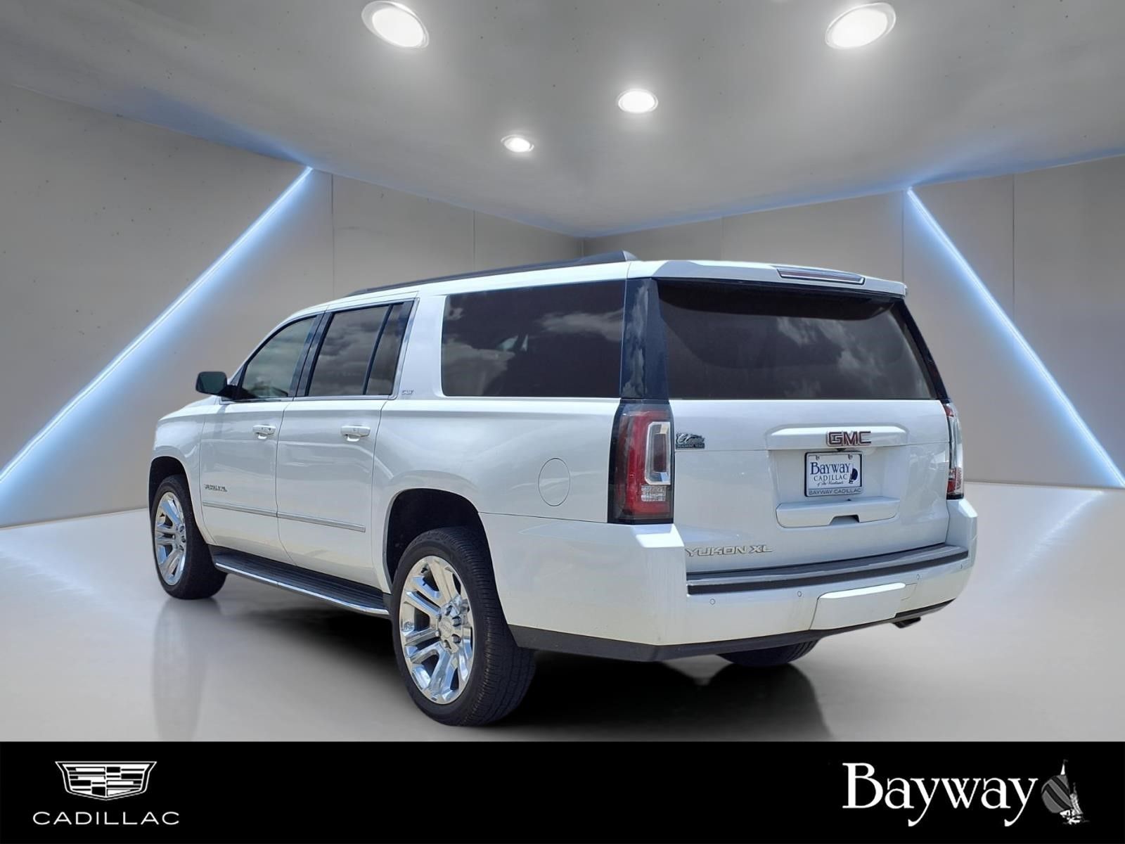 2020 GMC Yukon XL SLT White at Bayway Cadillac of The Woodlands