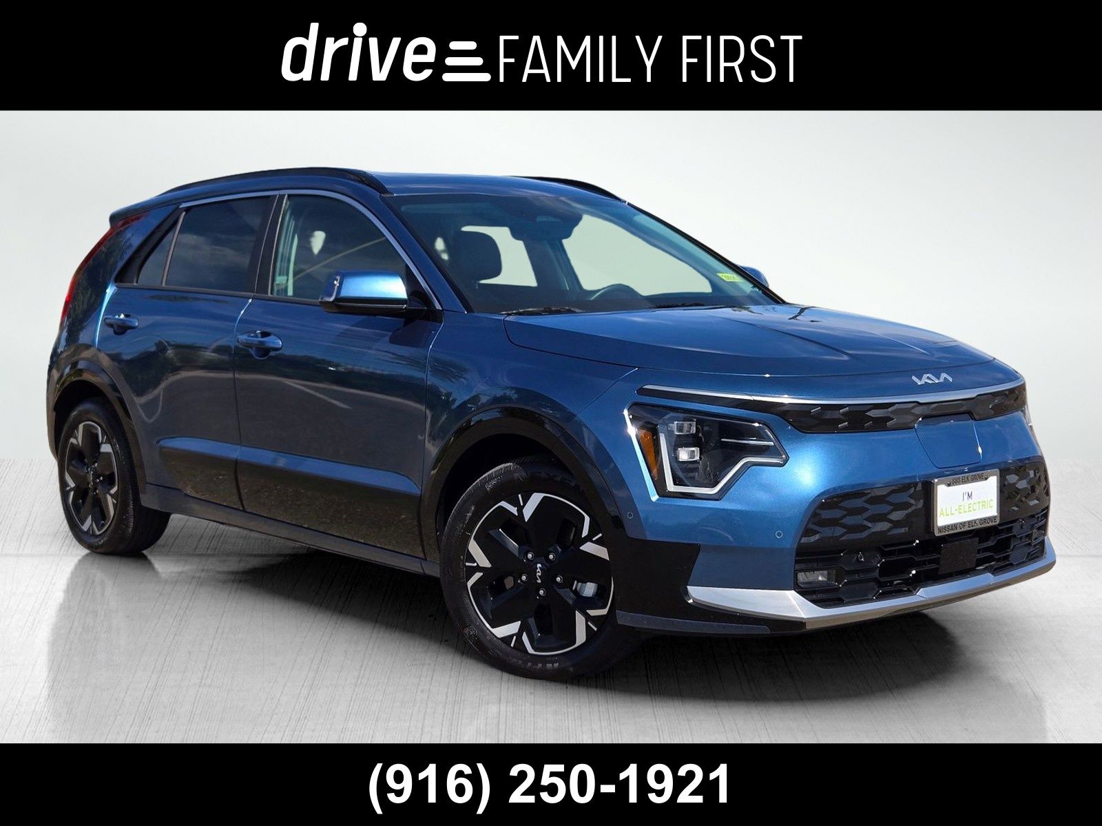 Mineral Blue 2023 Kia Niro EV SUV / Crossover Front-Wheel Drive 1-Speed Automatic