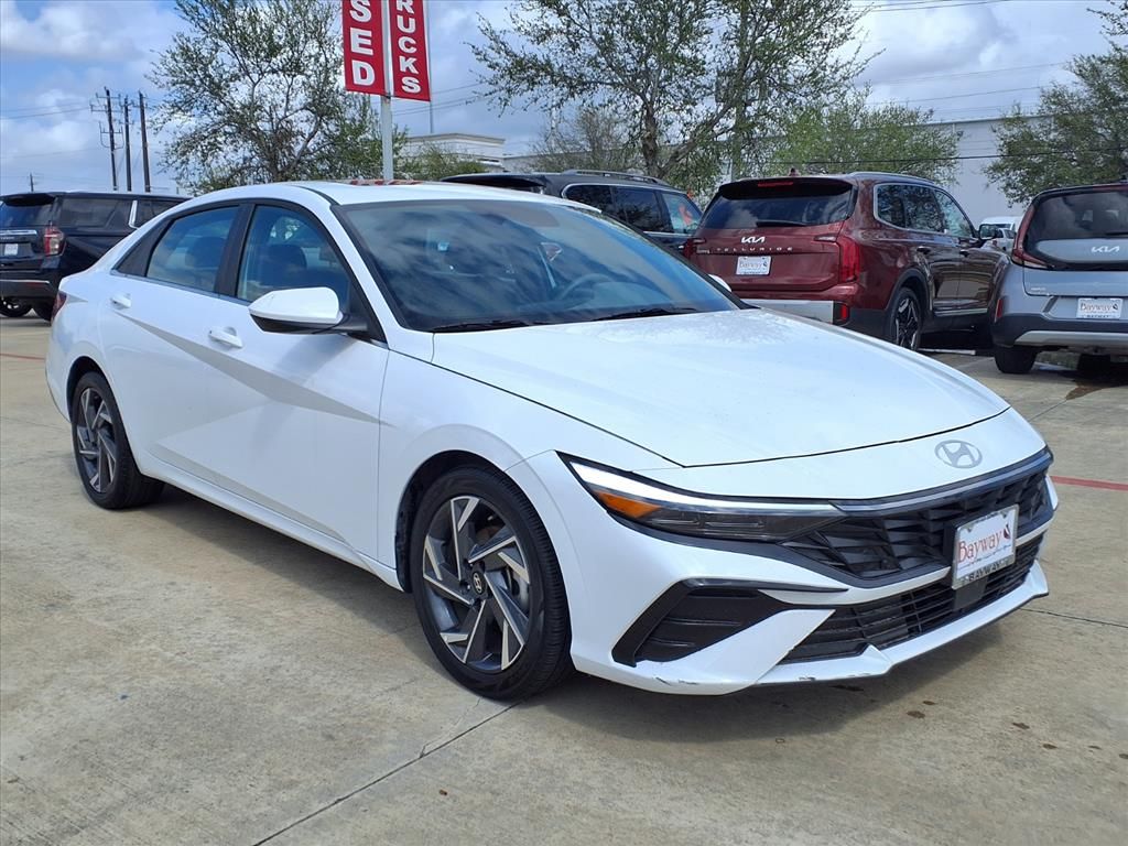 2025 Hyundai Elantra SEL Convenience White at DeMontrond Gulf Freeway