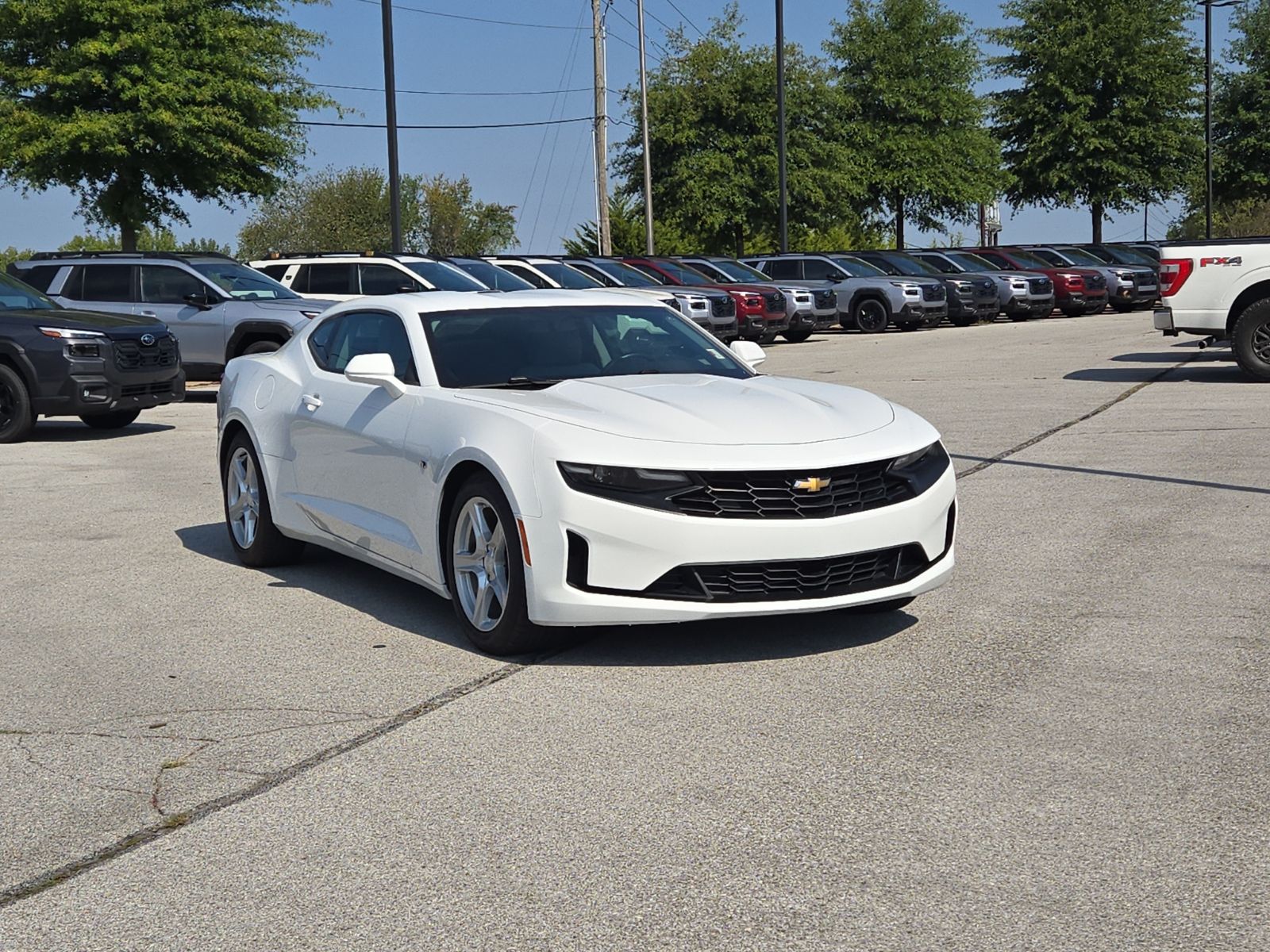 Summit White 2023 Chevrolet Camaro Coupe Rear-Wheel Drive 8-Speed Automatic