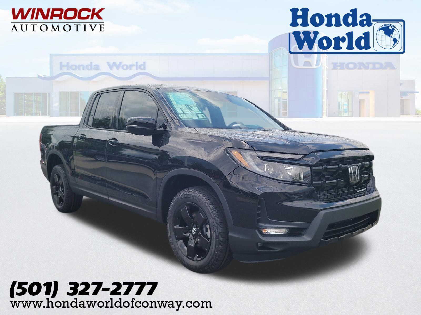 Crystal Black Pearl 2026 Honda Ridgeline Black Edition AWD Pickup Truck All-Wheel Drive 9-Speed Automatic