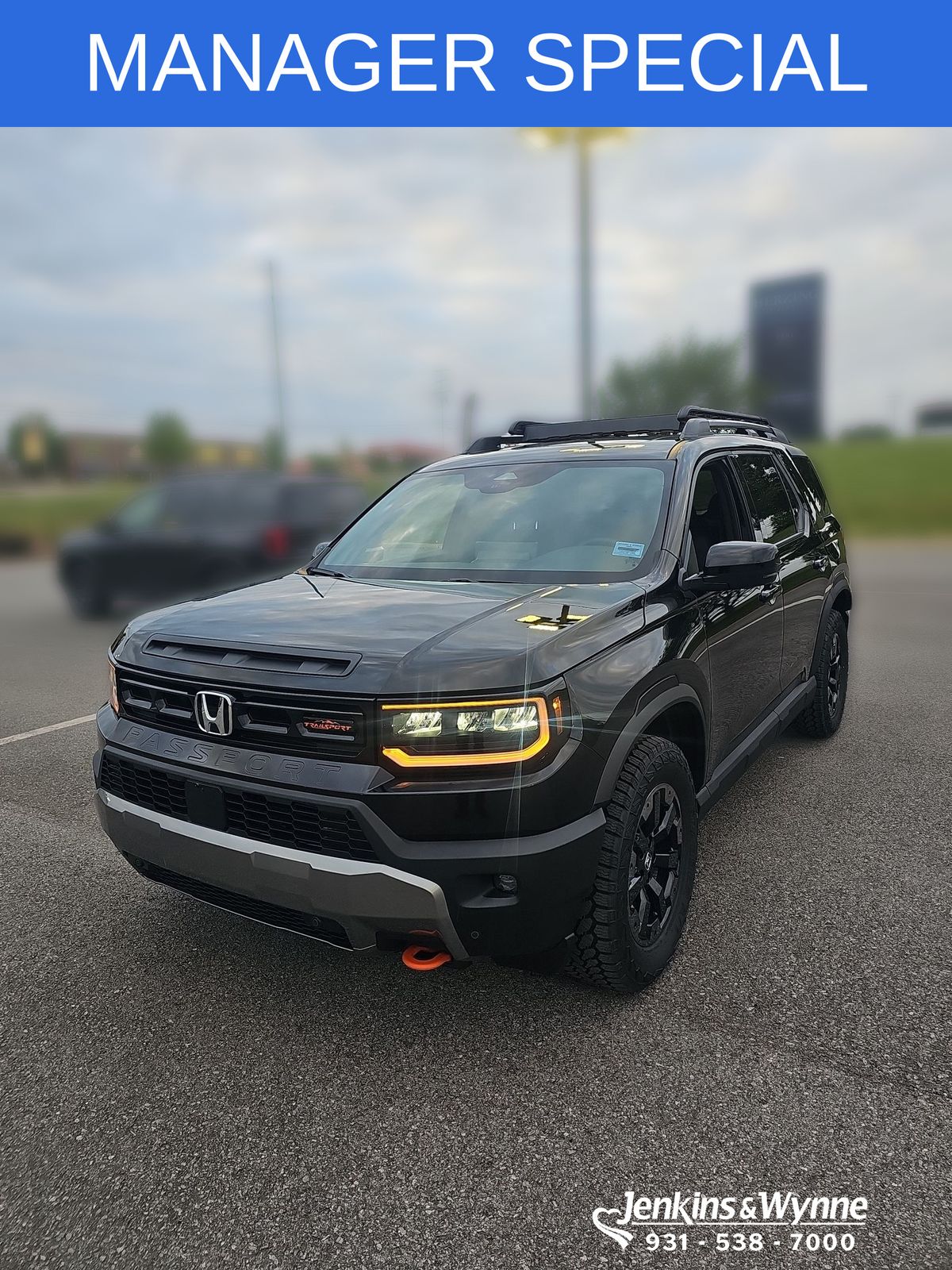 Crystal Black Pearl 2026 Honda Passport SUV / Crossover All-Wheel Drive Automatic
