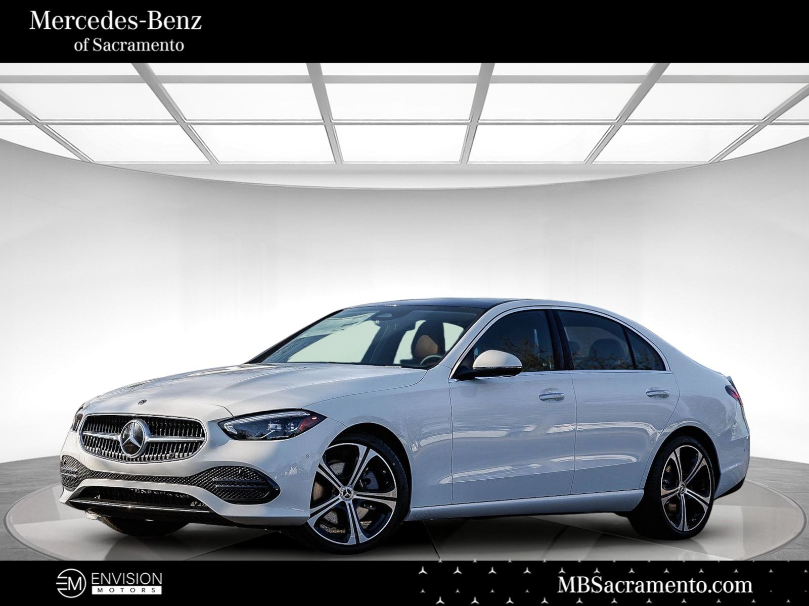 Polar White 2026 Mercedes-Benz C-Class C 300 RWD Sedan Rear-Wheel Drive 9-Speed Automatic