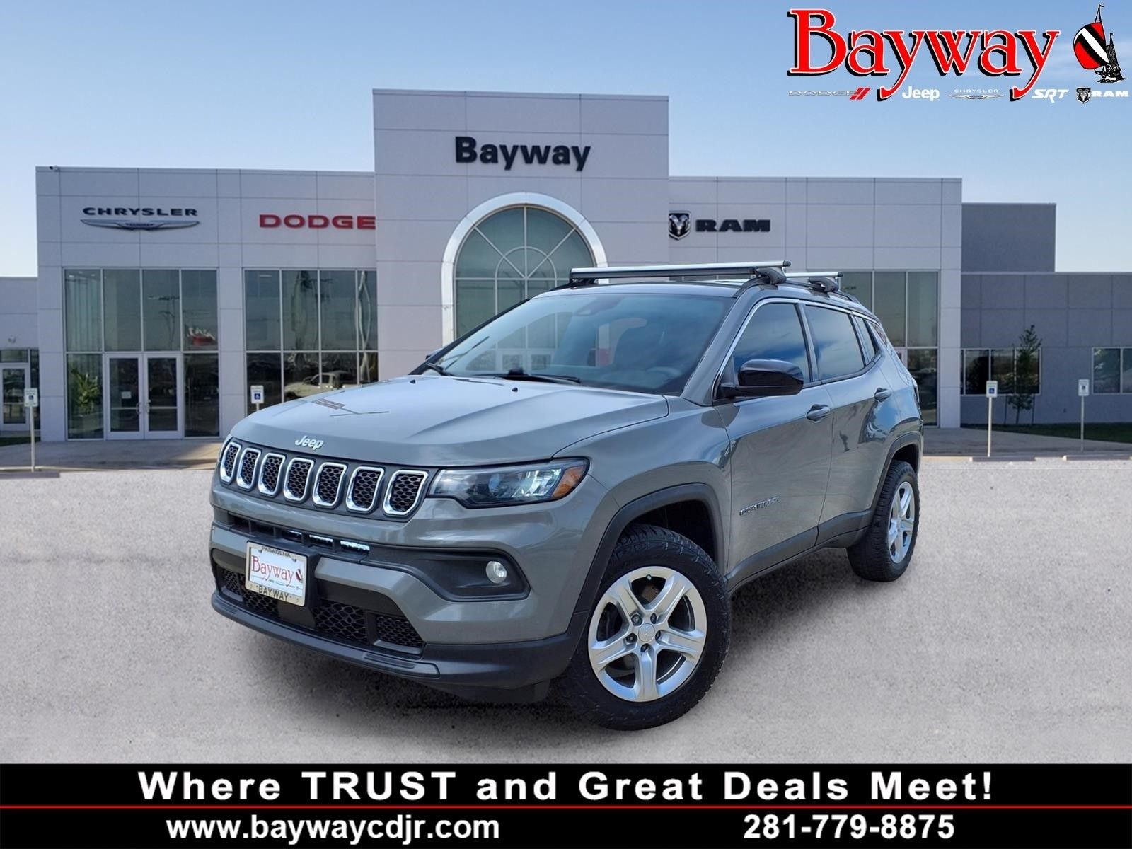2023 Jeep Compass Latitude Gray at Monument Chevrolet