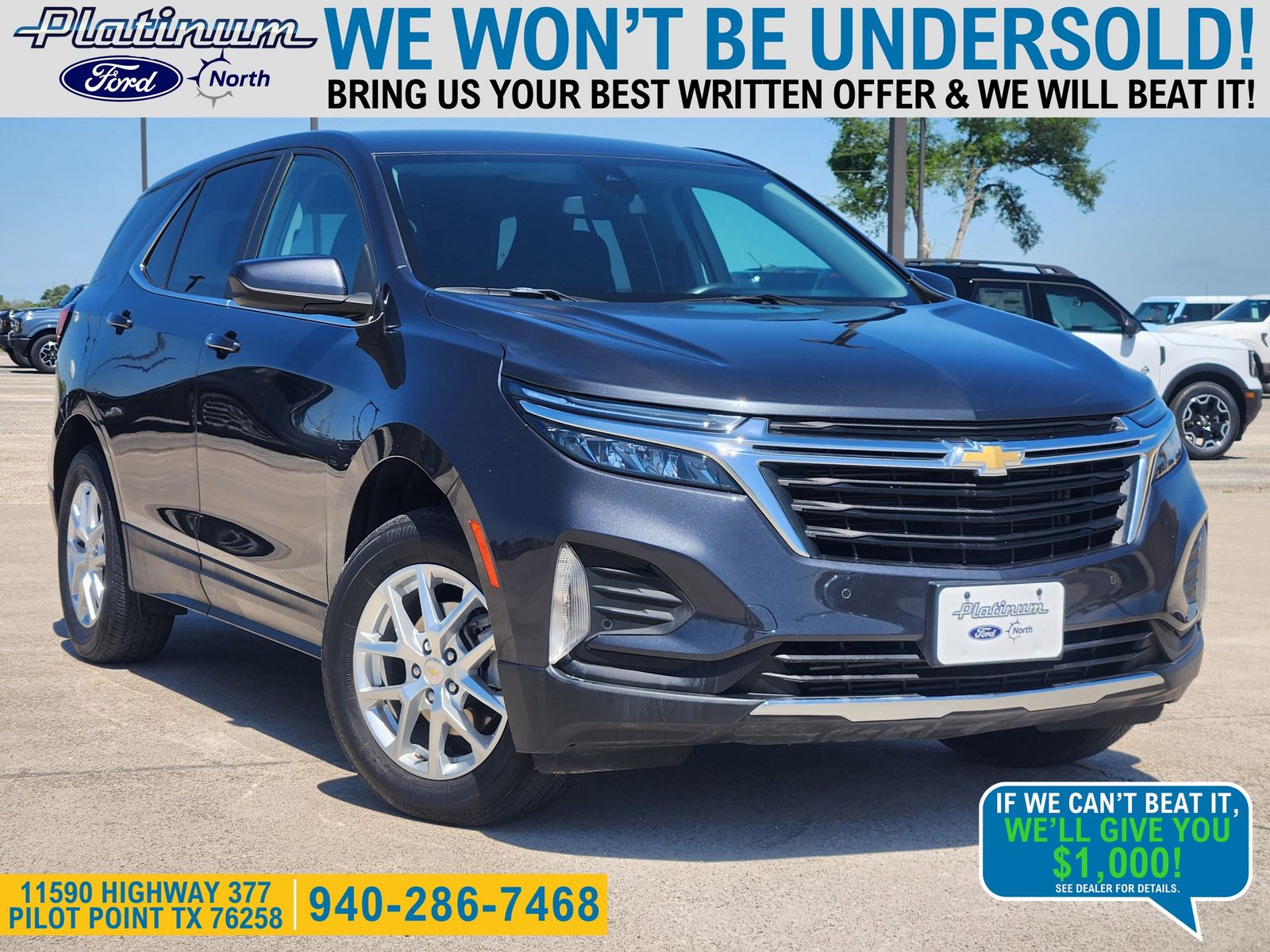 Iron Gray Metallic 2022 Chevrolet Equinox LT AWD with 1LT SUV / Crossover Four-Wheel Drive 6-Speed Automatic Overdrive