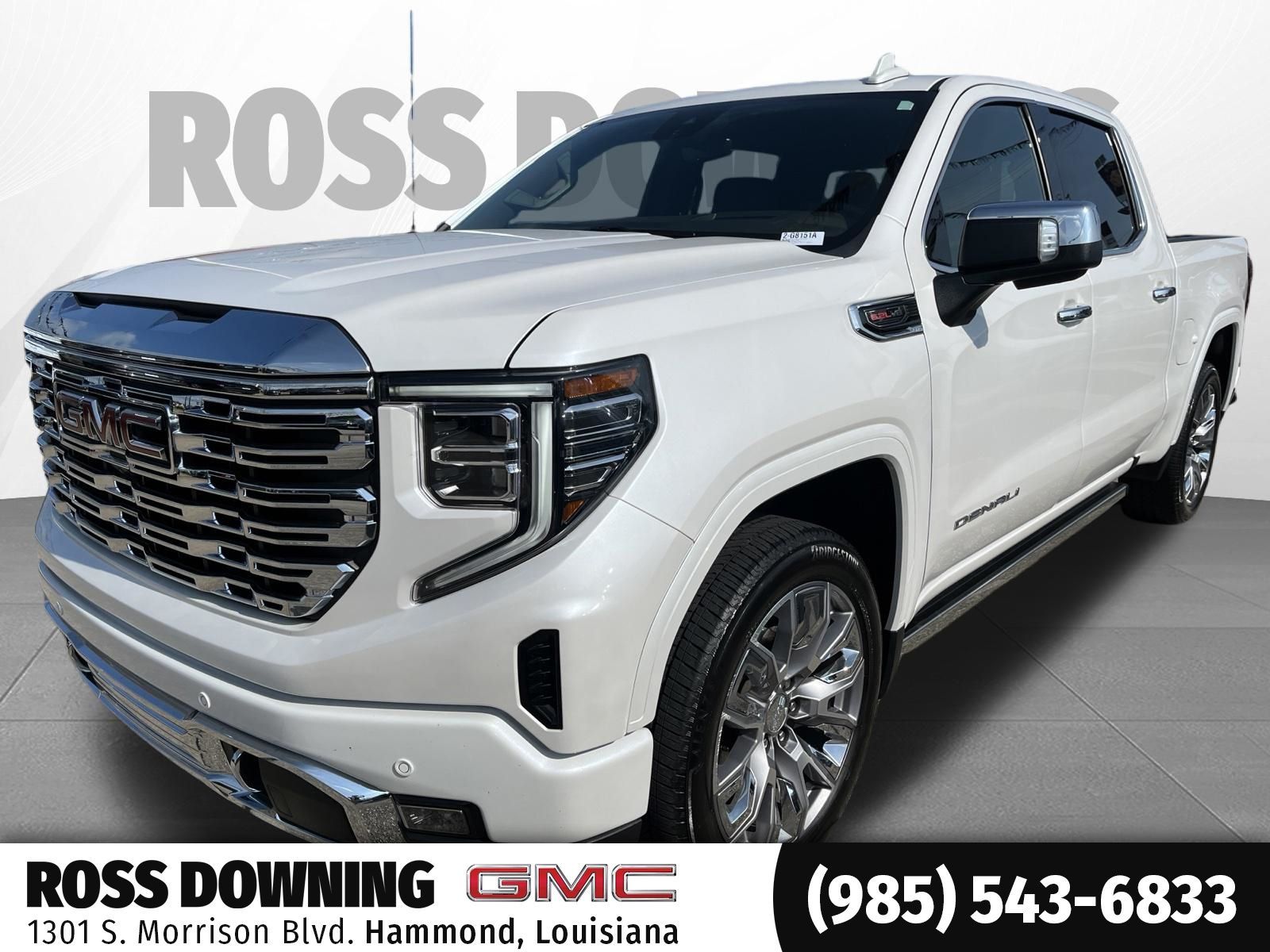 2024 GMC Sierra 1500 Denali White at Toyota of Kenner