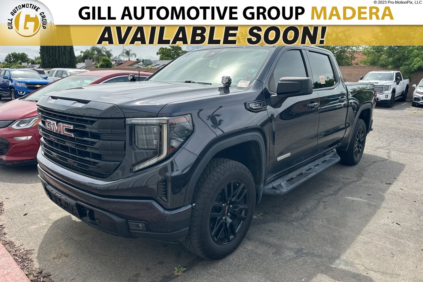 Titanium Rush Metallic 2023 GMC Sierra 1500 Elevation Crew Cab 4WD Pickup Truck Four-Wheel Drive Automatic
