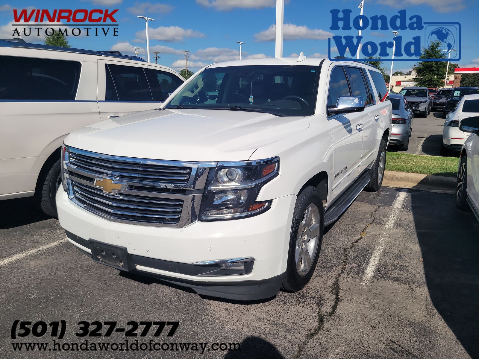Summit White 2020 Chevrolet Suburban SUV / Crossover Four-Wheel Drive 6-Speed Automatic Overdrive