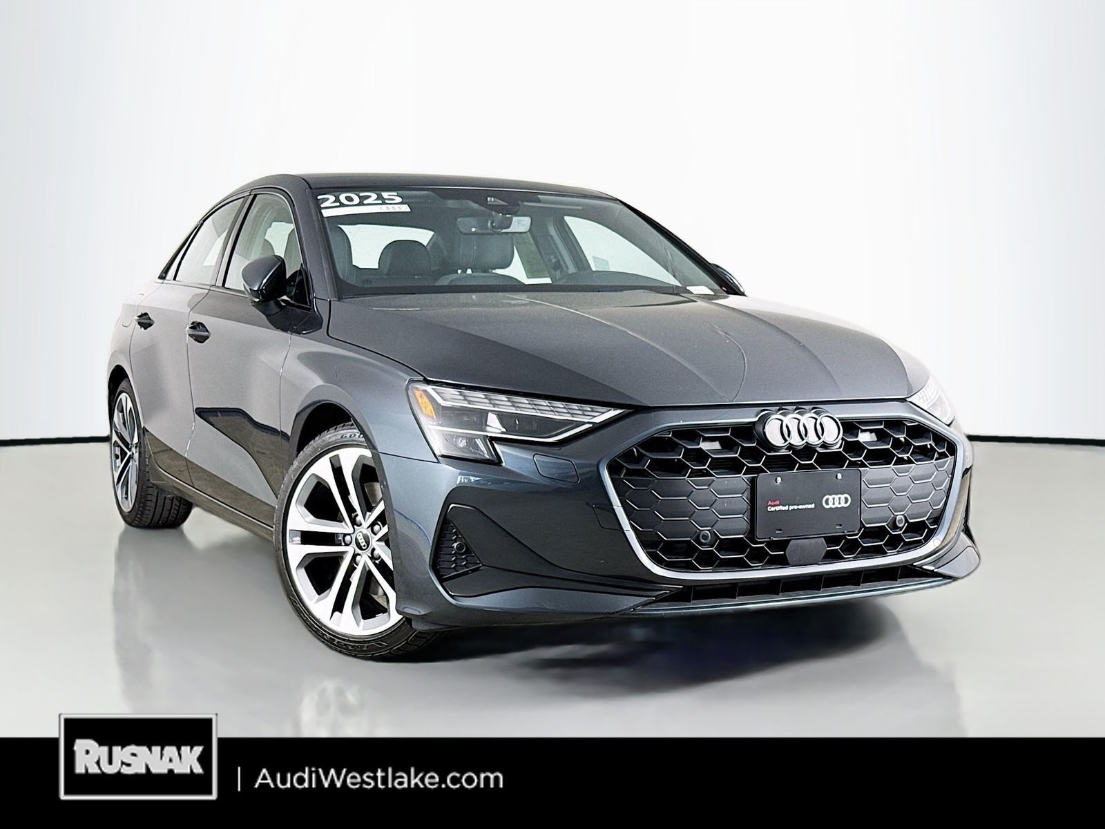 Manhattan Gray Metallic 2025 Audi A3 Sedan All-Wheel Drive 7-Speed Automatic