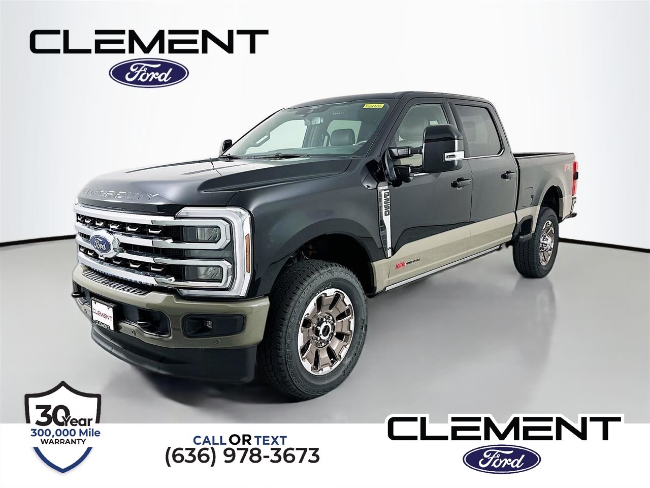 Agate Black Metallic 2026 Ford F-250 Super Duty King Ranch Crew Cab 4WD Pickup Truck Four-Wheel Drive Automatic
