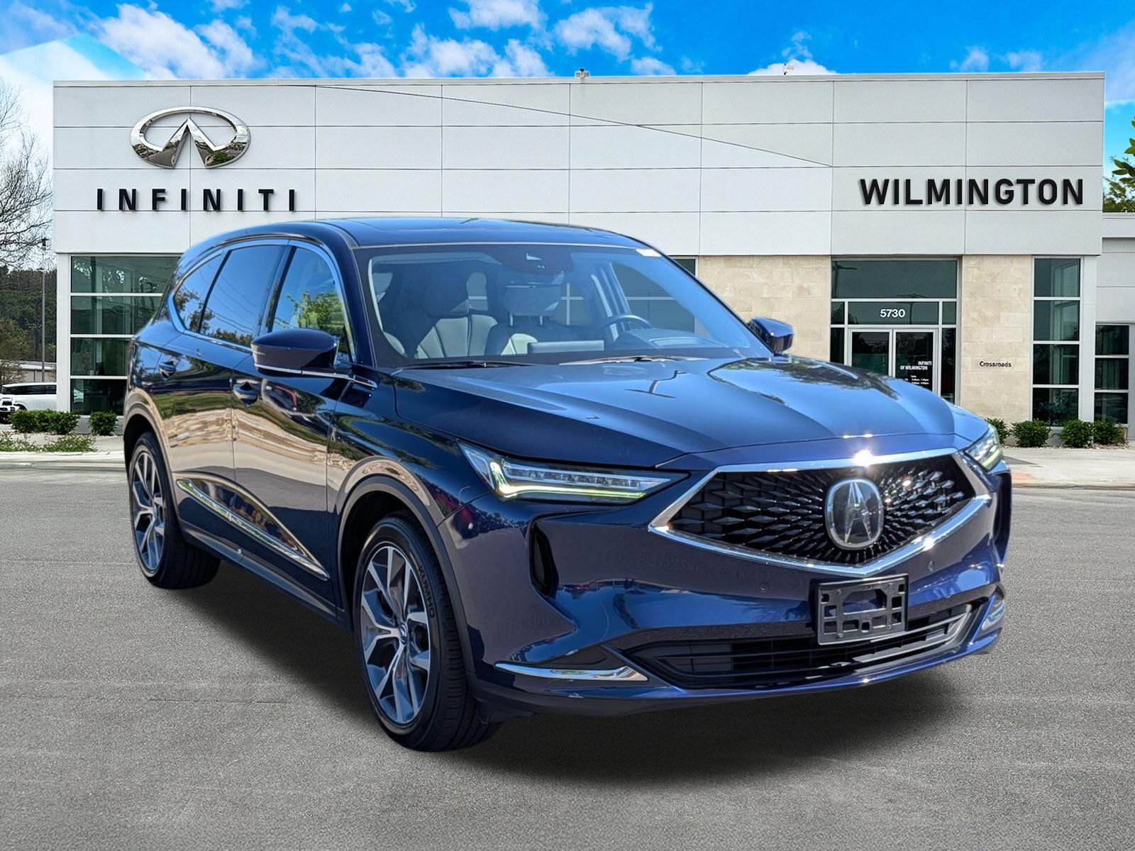 Fathom Blue Pearl 2023 Acura MDX SH-AWD with Technology Package SUV / Crossover All-Wheel Drive Automatic