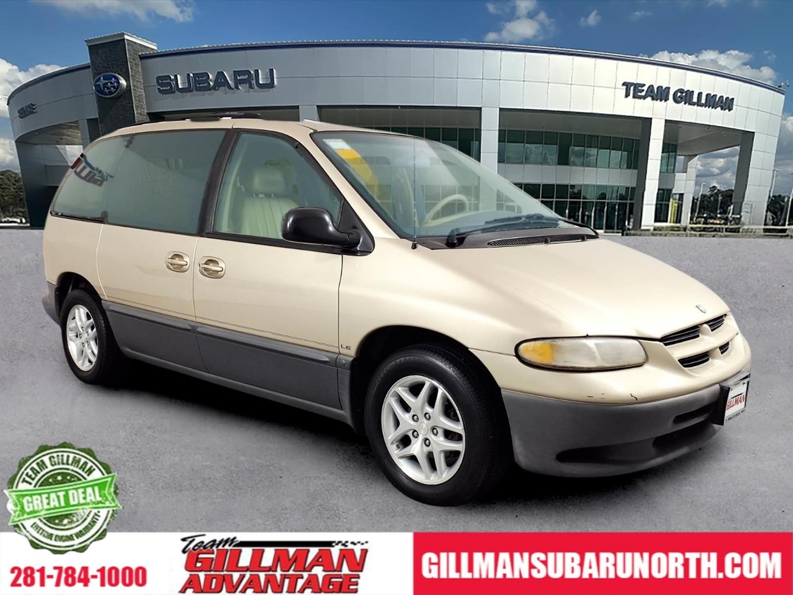 Brown (Beige) 1998 Dodge Caravan LE FWD Minivan Front-Wheel Drive 4-Speed Automatic